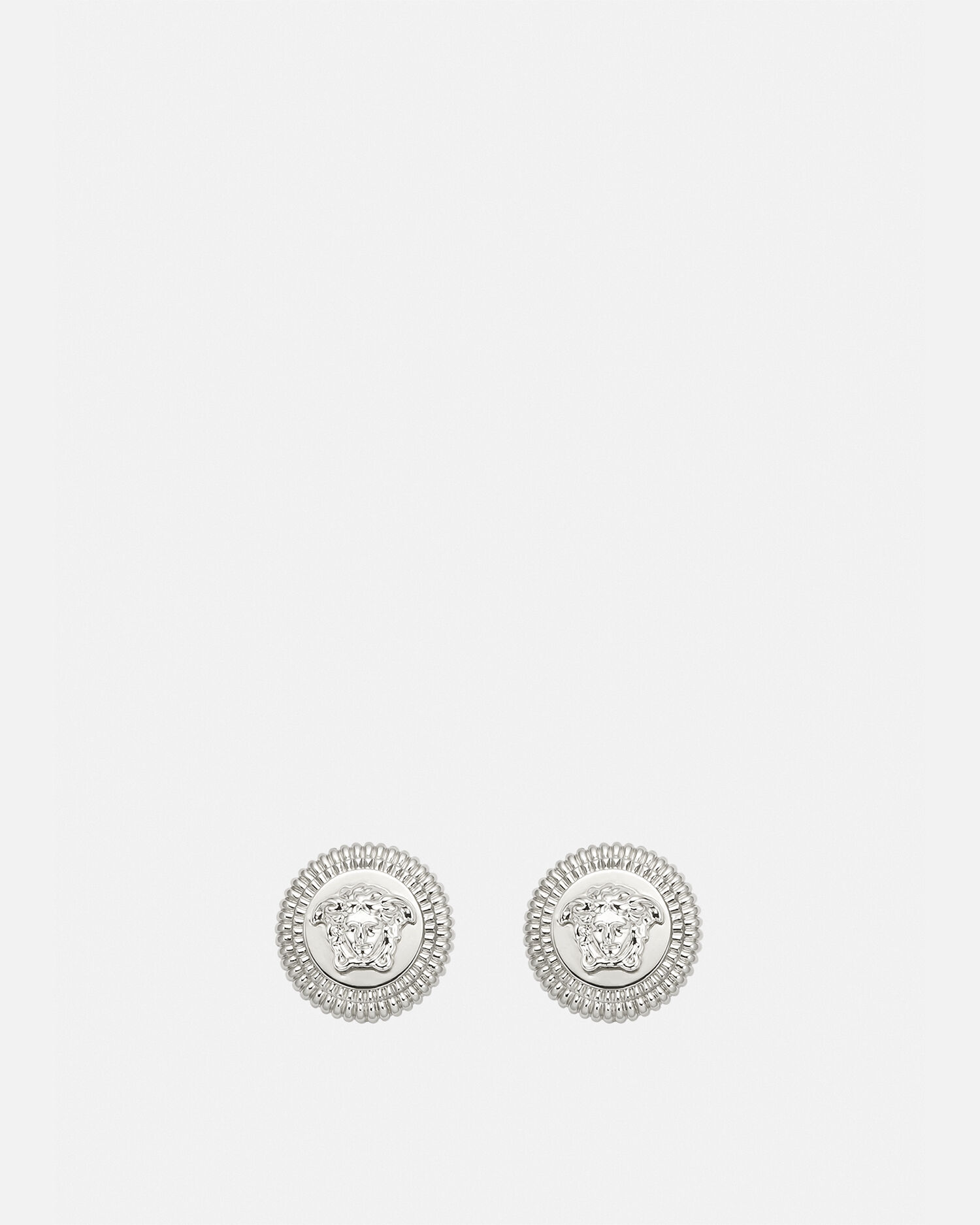 Versace silver earrings sale