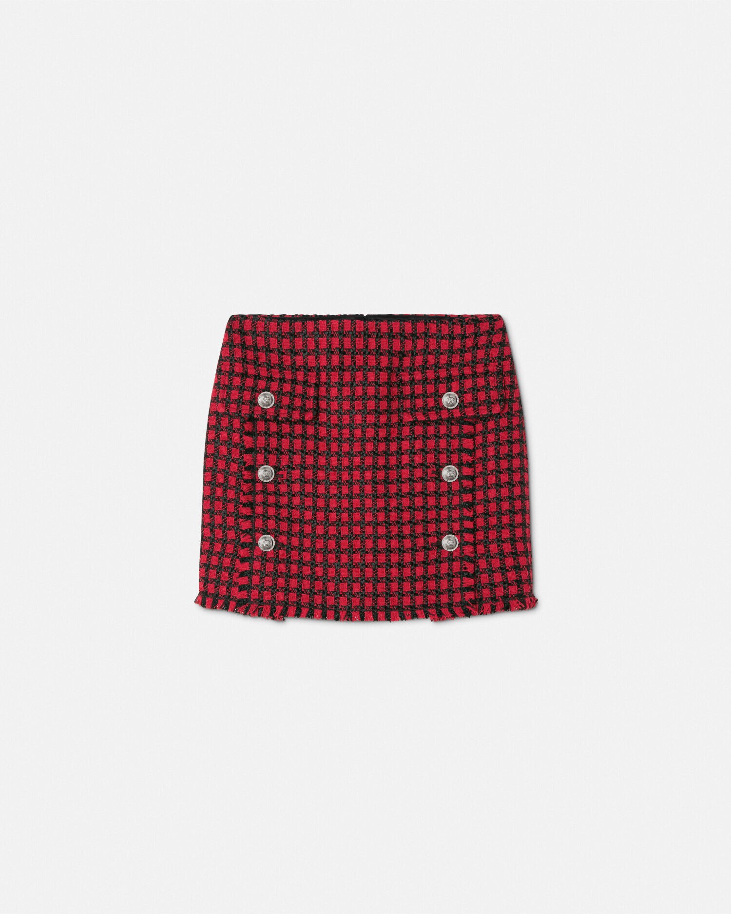 Versace tweed skirt top