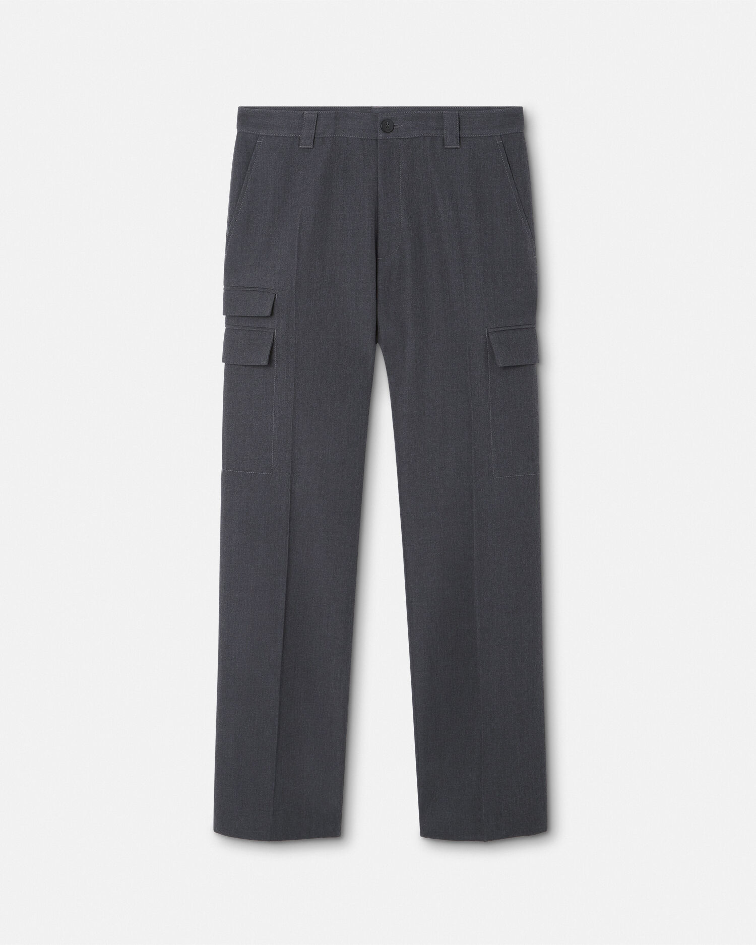 STILL BY HAND wool cargo pants navy 1 | eBay