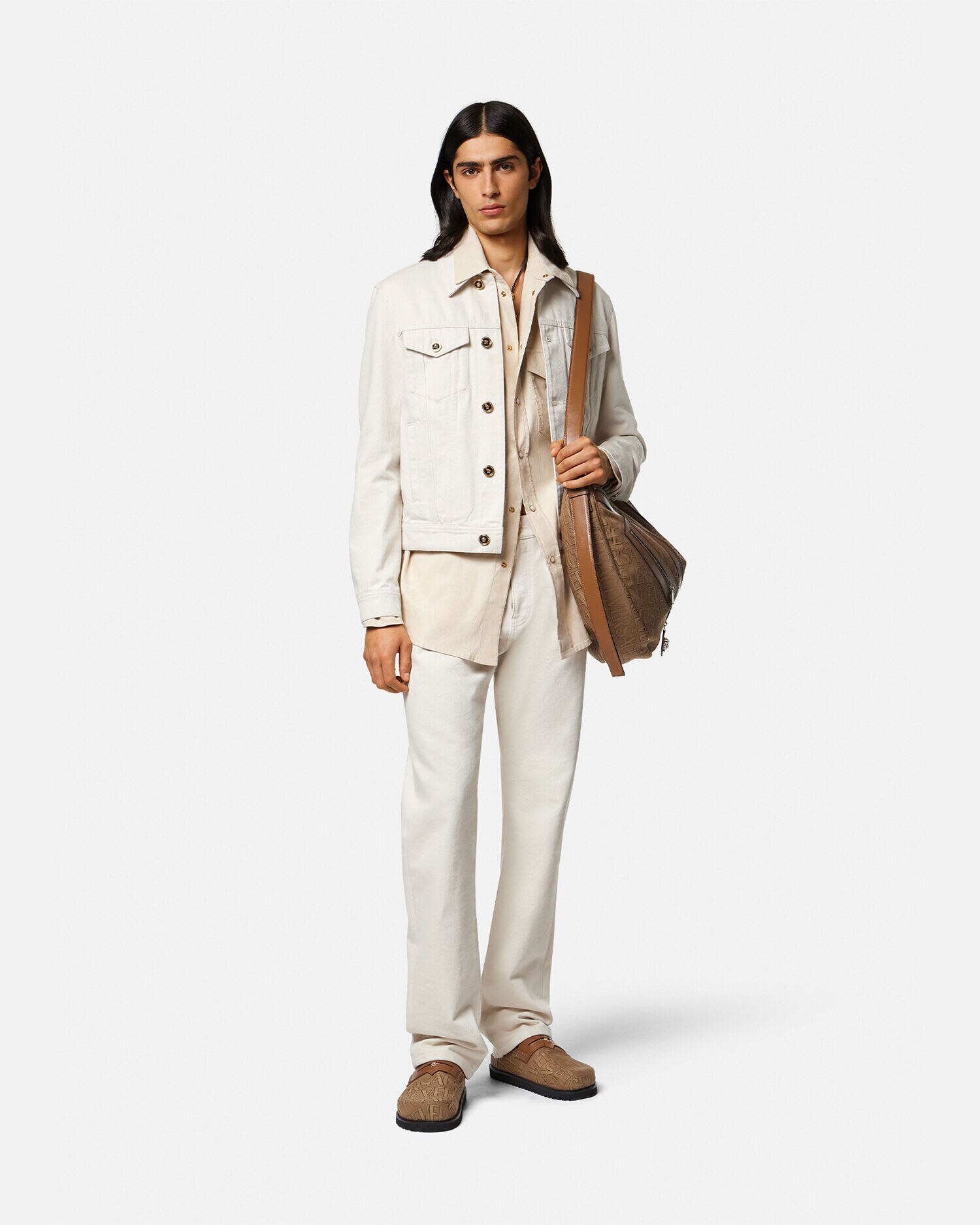 Versace white denim jacket 2025