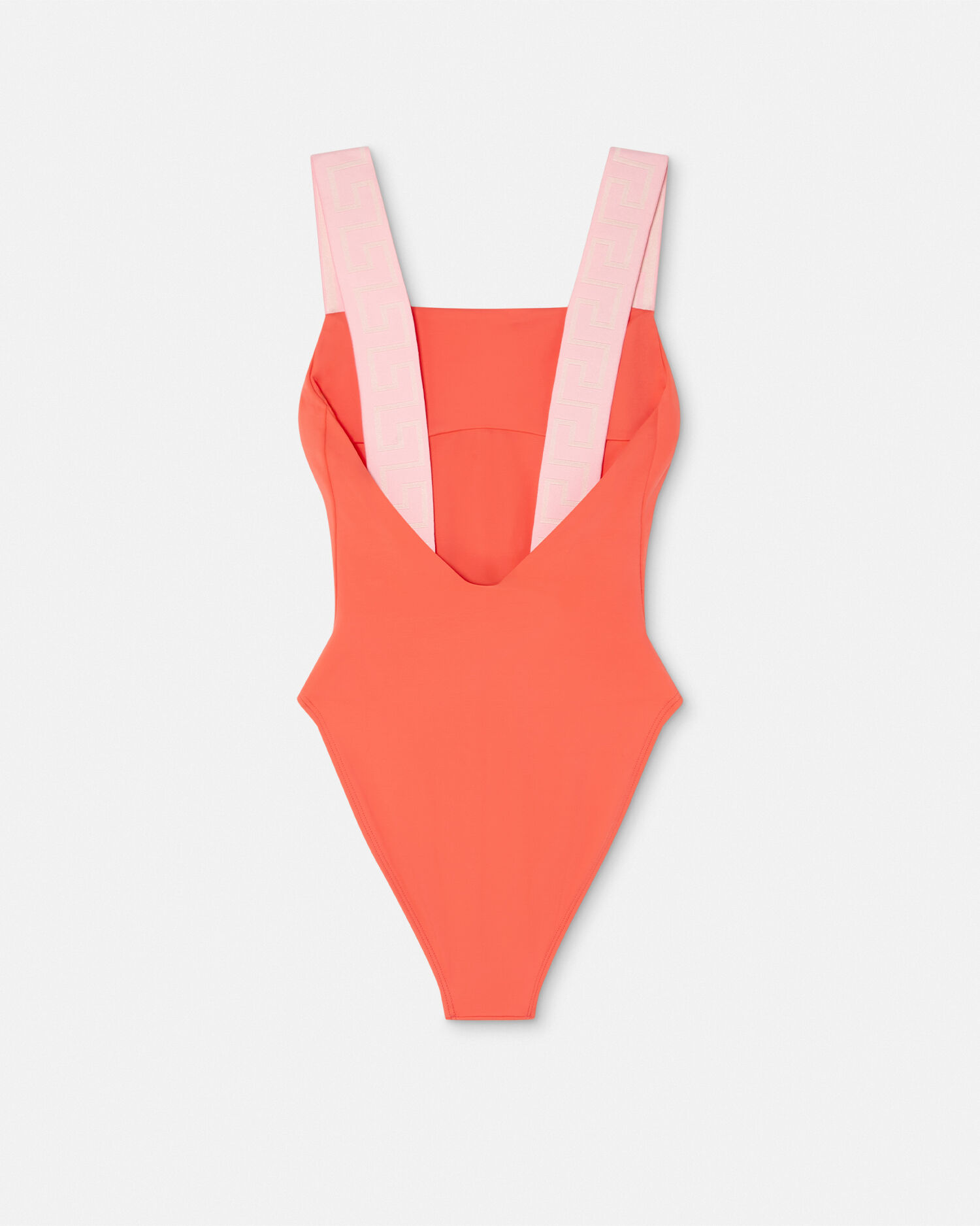 Orange and white one piece swimsuit on sale