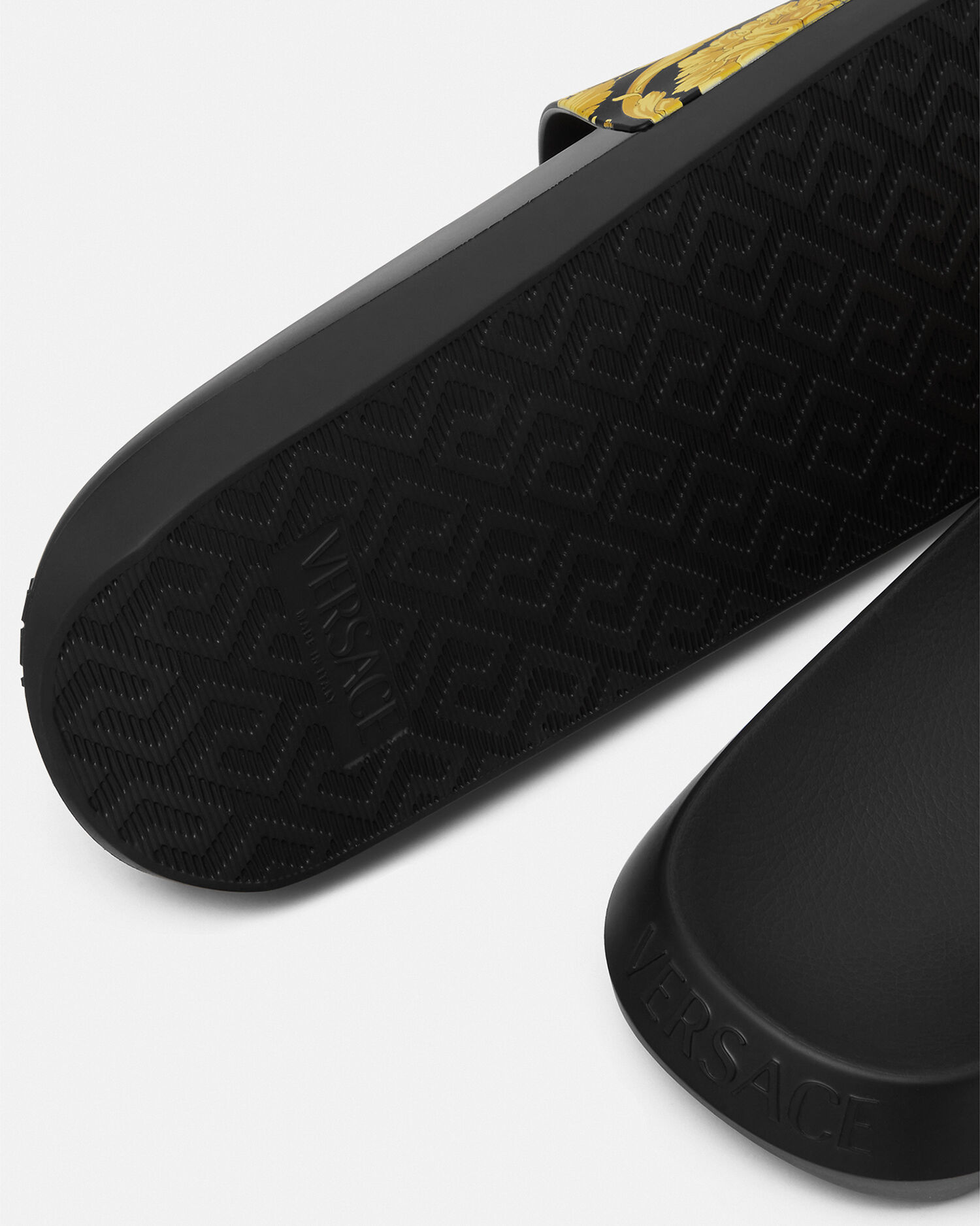 Versace discount sliders black