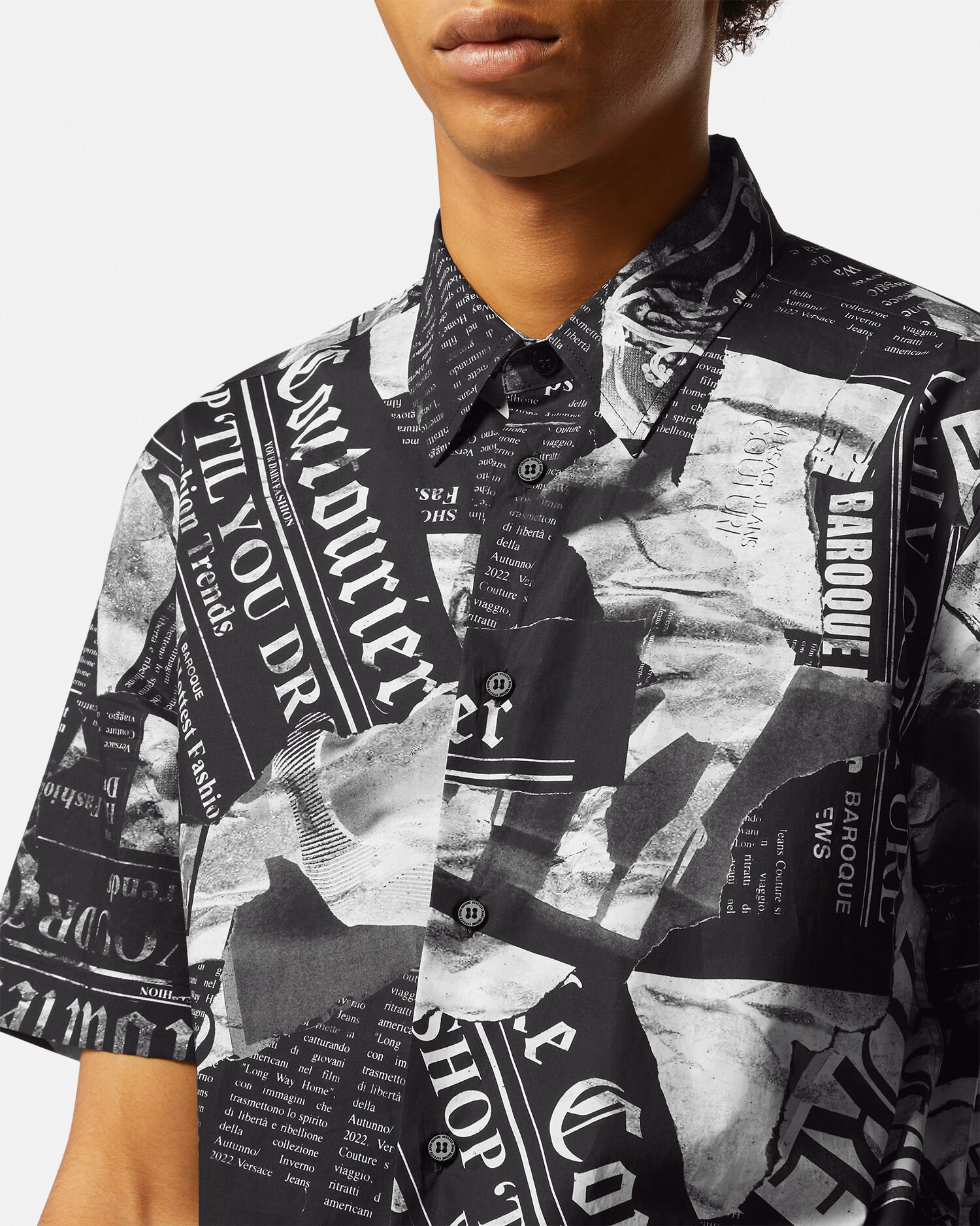 Versace camicia maniche corte online
