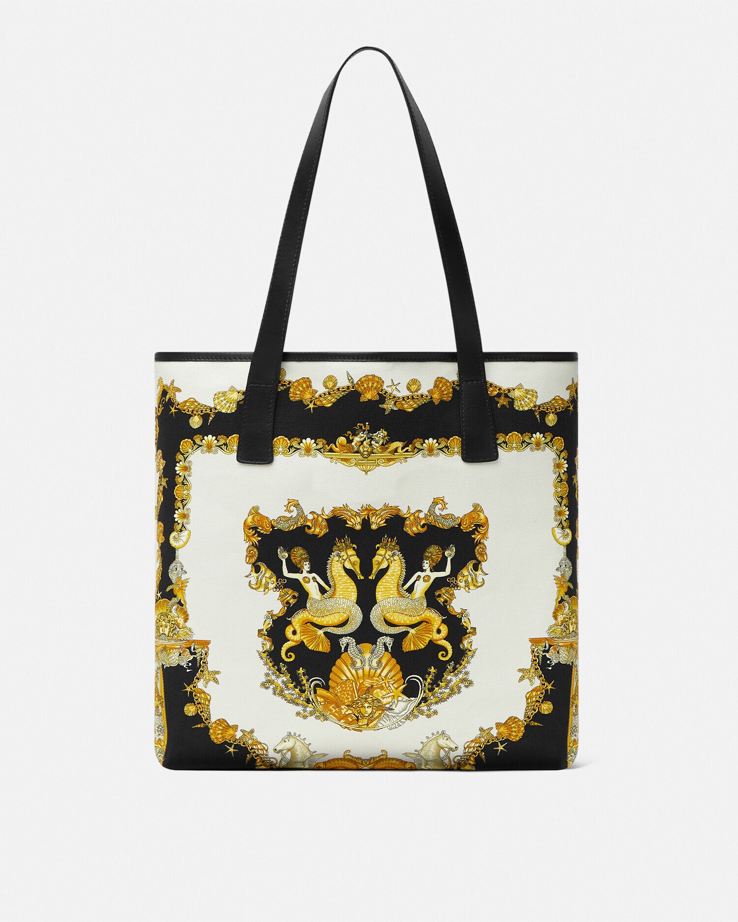 Coral Theatre La Medusa Canvas Tote Bag Print | VERSACE IN