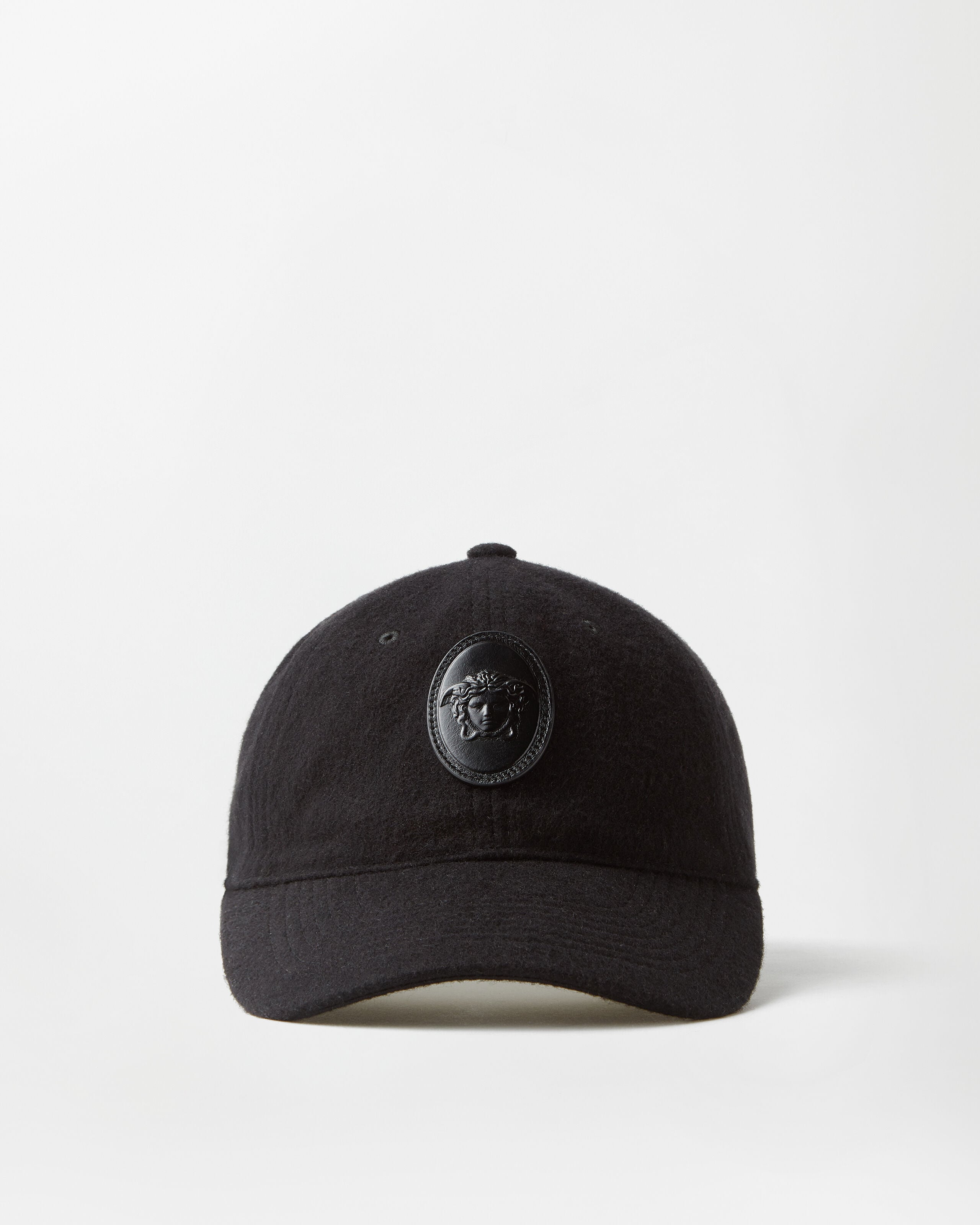 Versace cashmere and wool baseball cap
