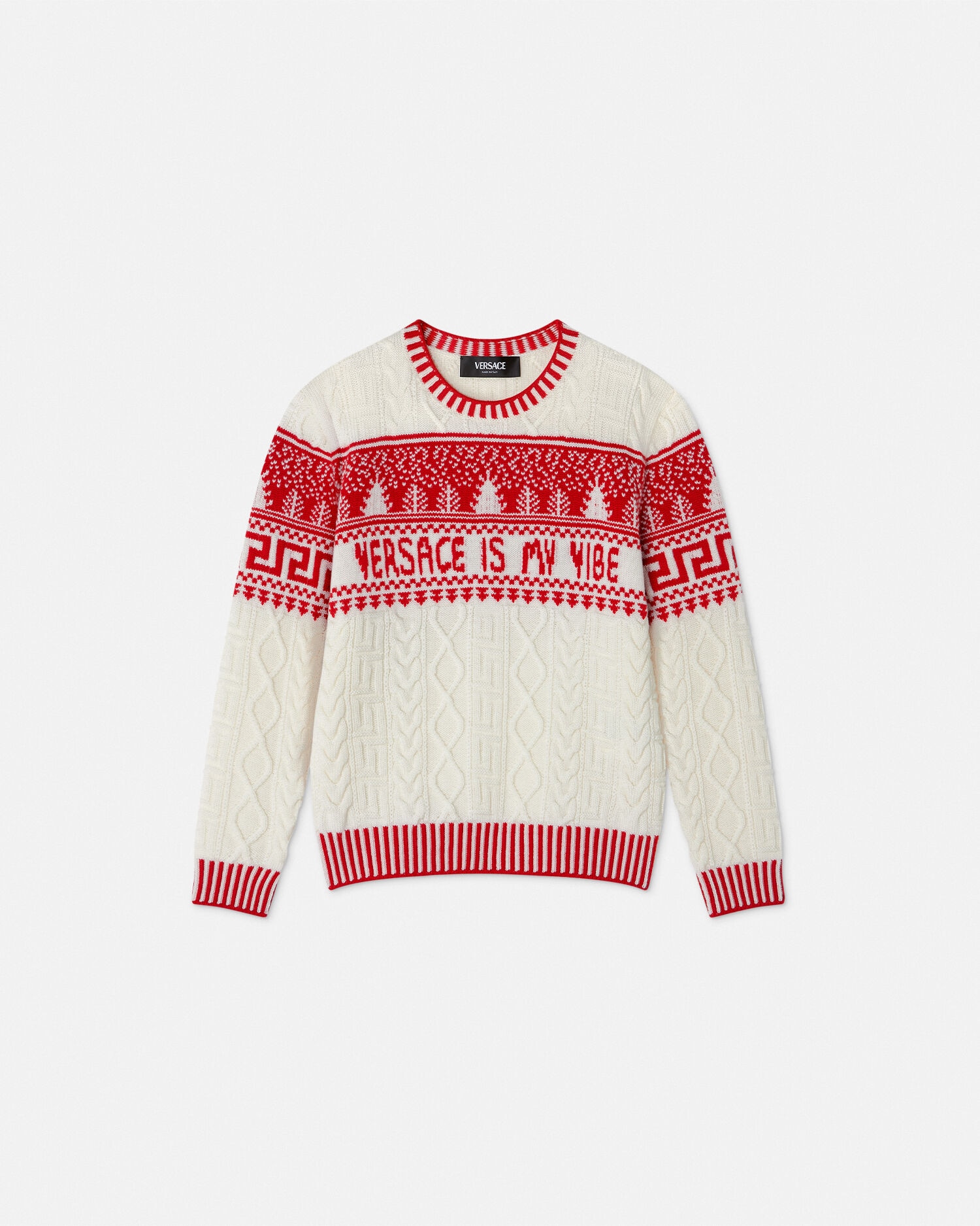 Versace sweater white 2025