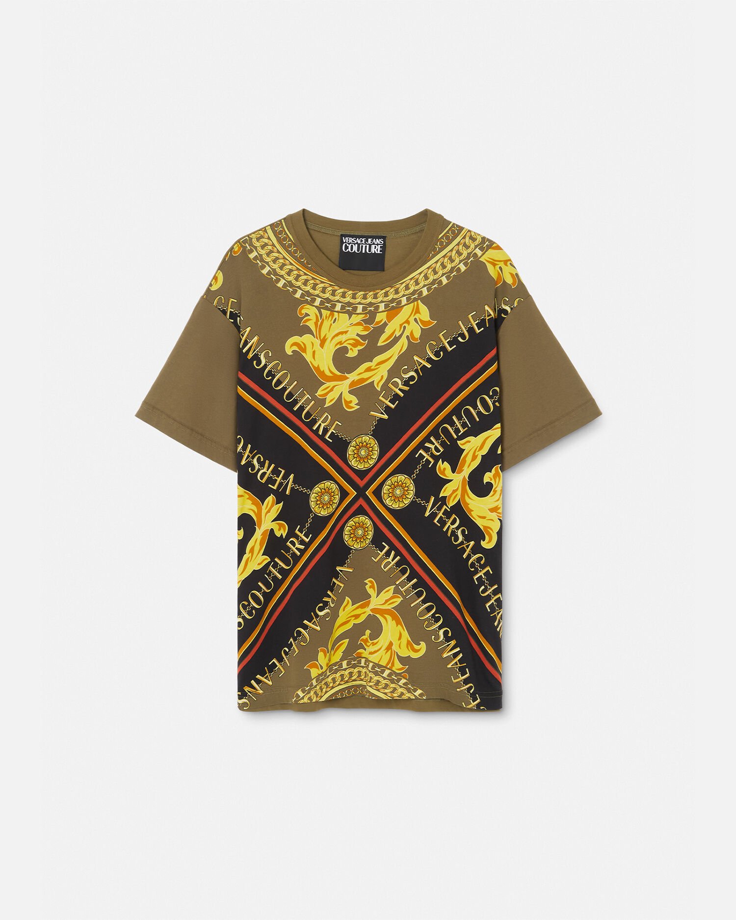 Versace chain t on sale shirt
