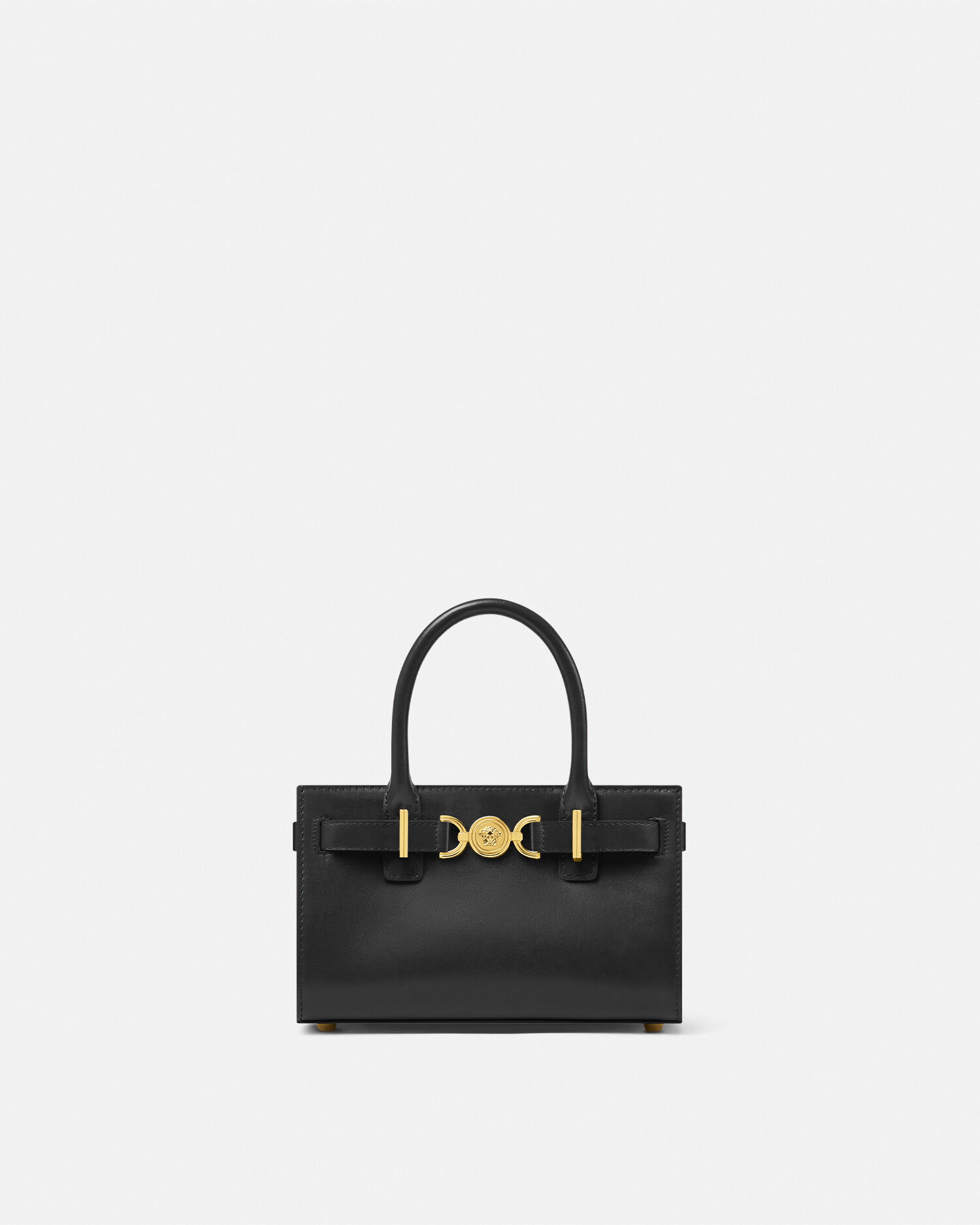 Versace tote bag black and gold shop