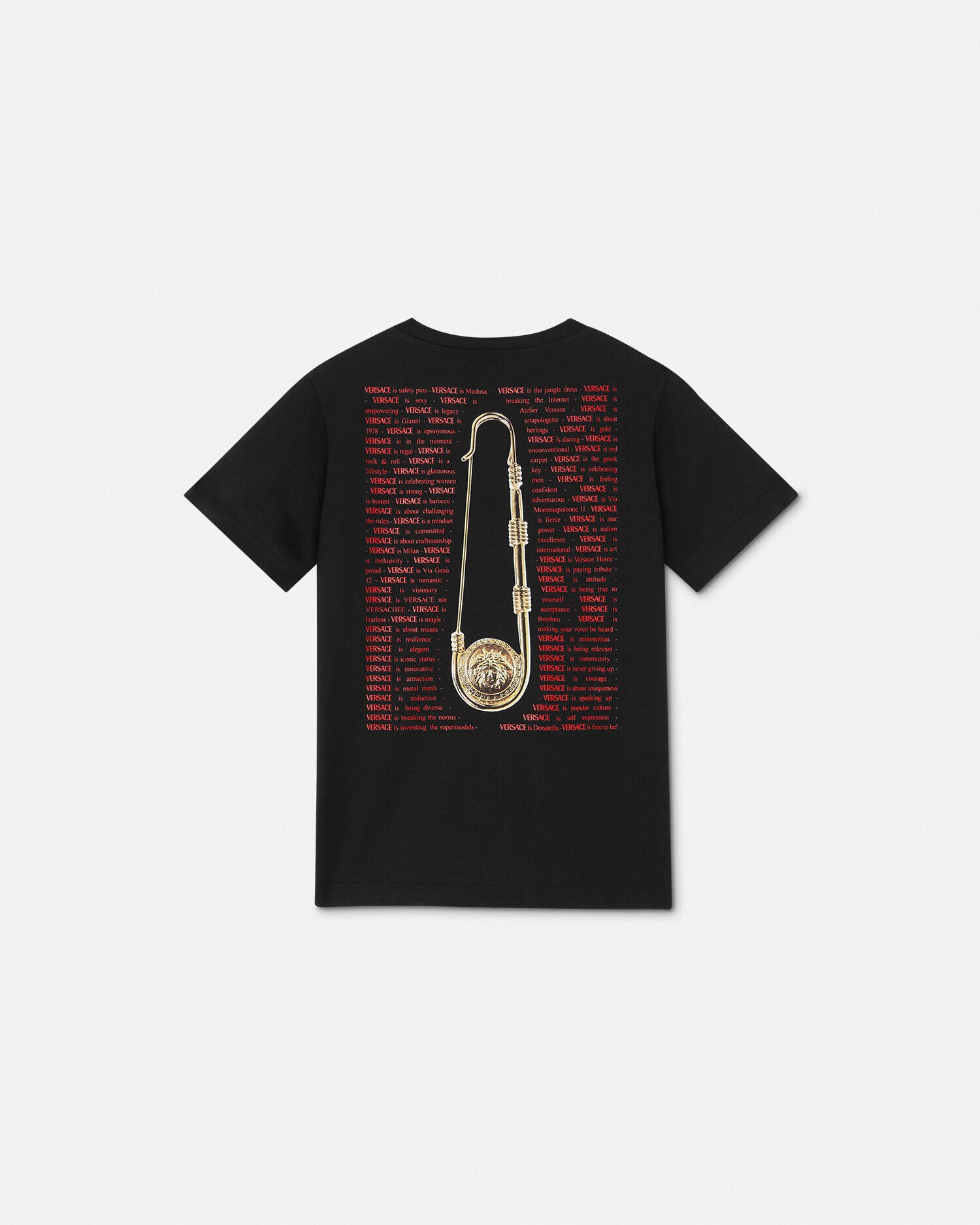 House of Versace Kids T Shirt Black White VERSACE