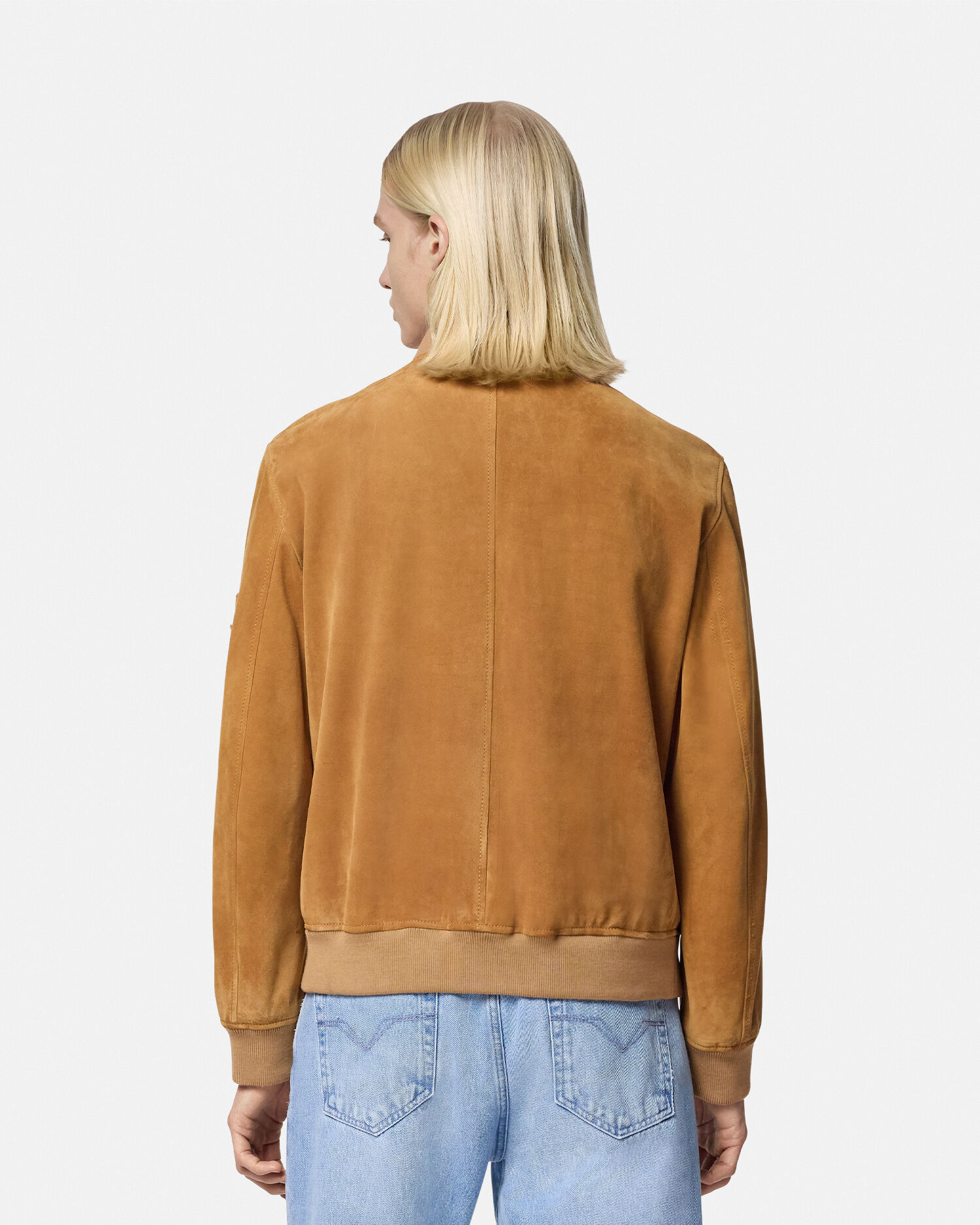 Versace suede jacket hot sale