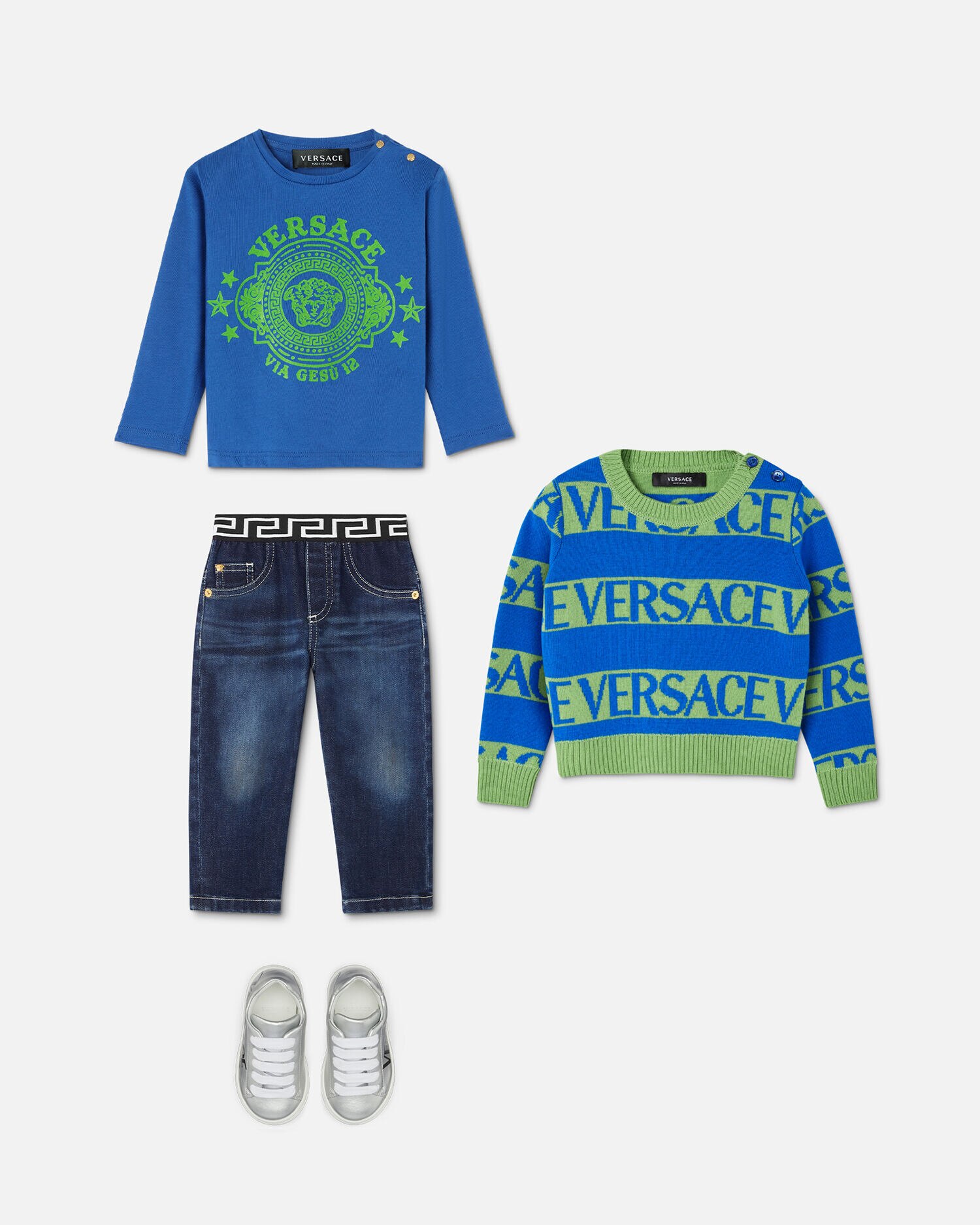 Versace multicolor deals sweater