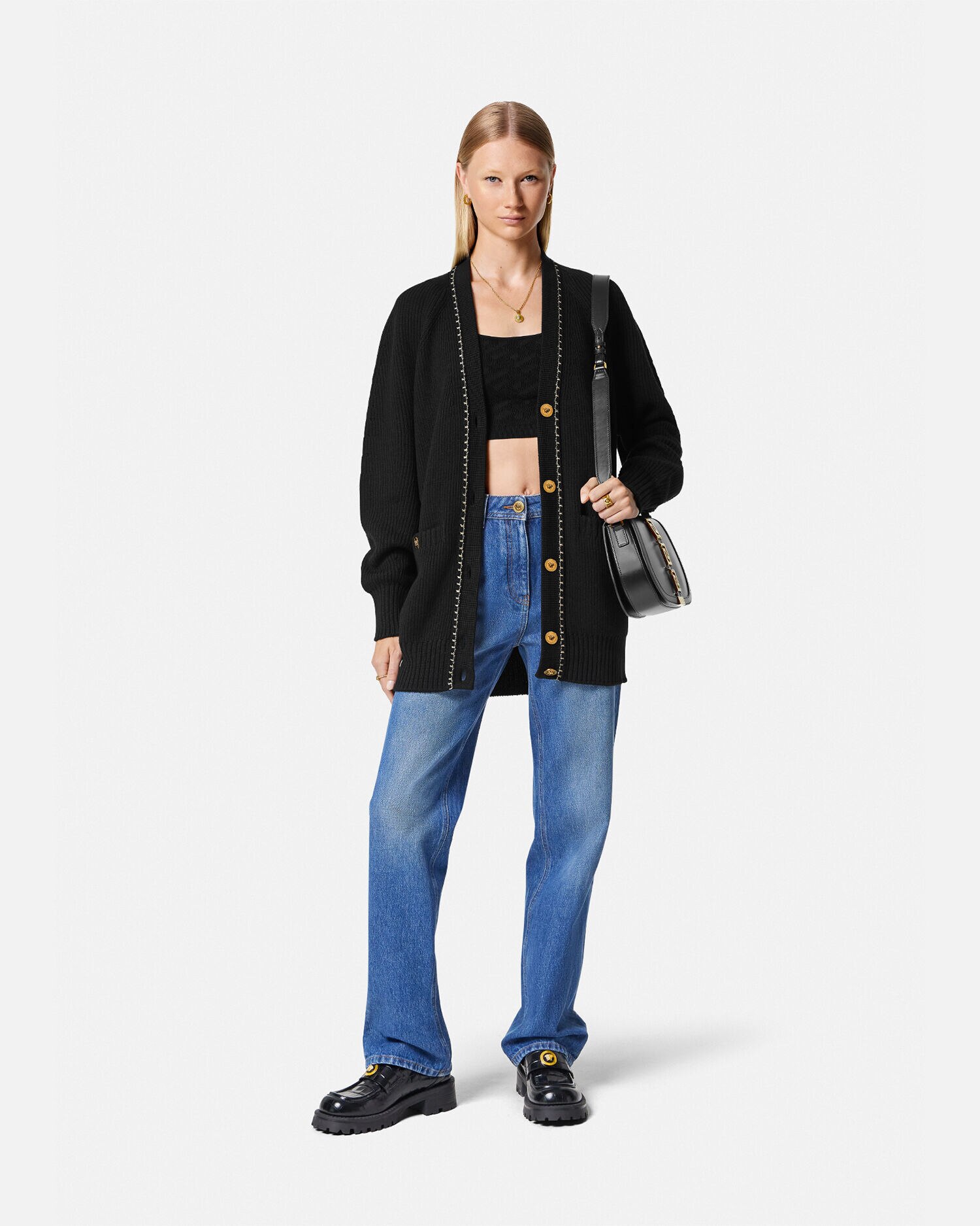 Cardigan versace hot sale