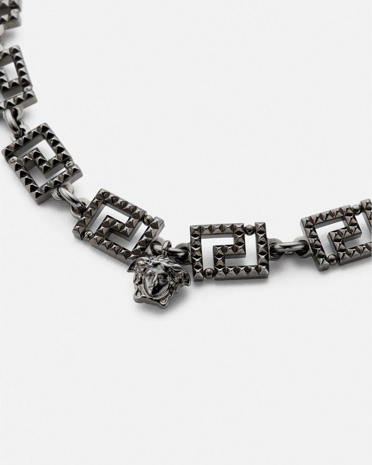 Studded Greca Necklace
