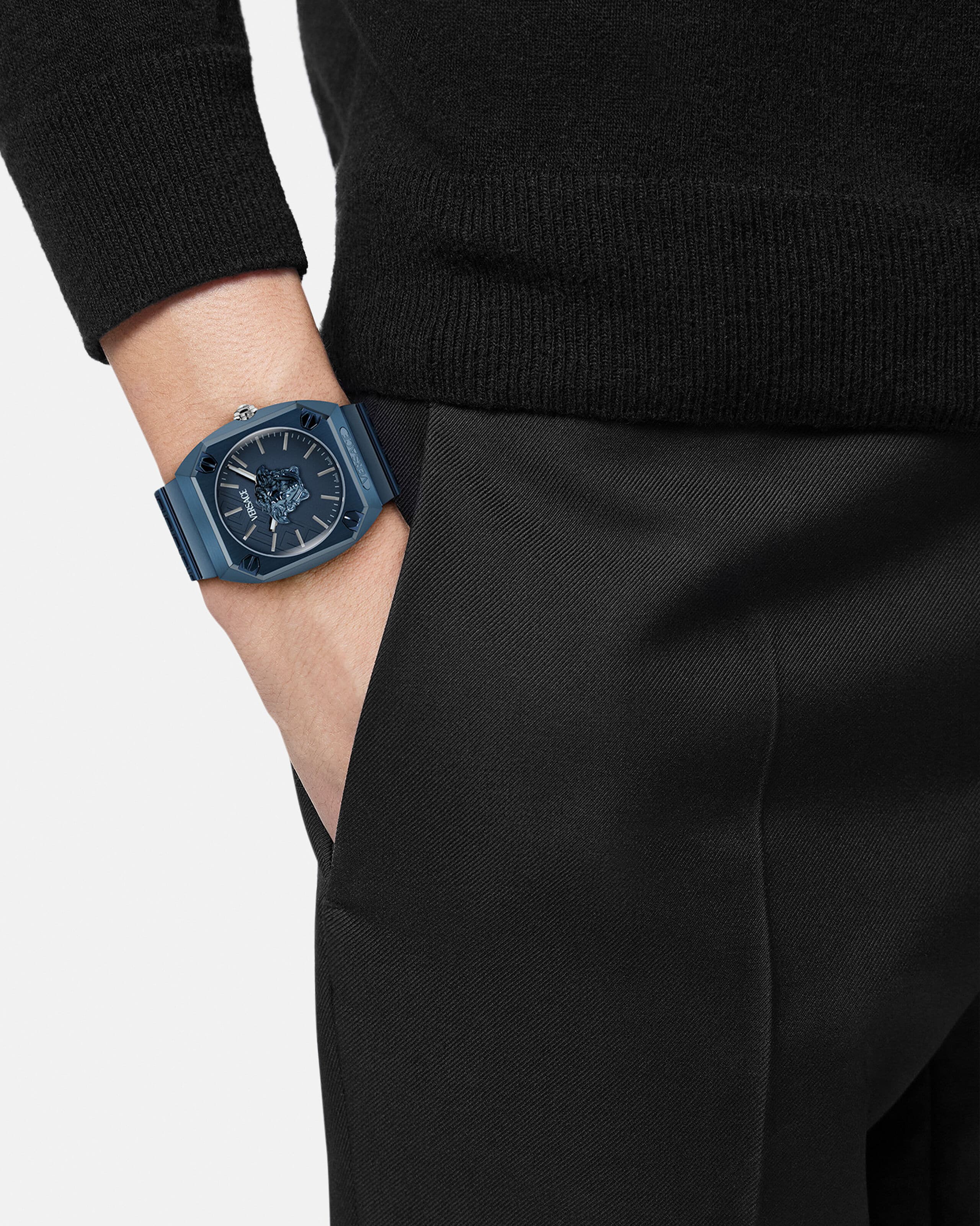 Medusa Antares Watch Blue | VERSACE US