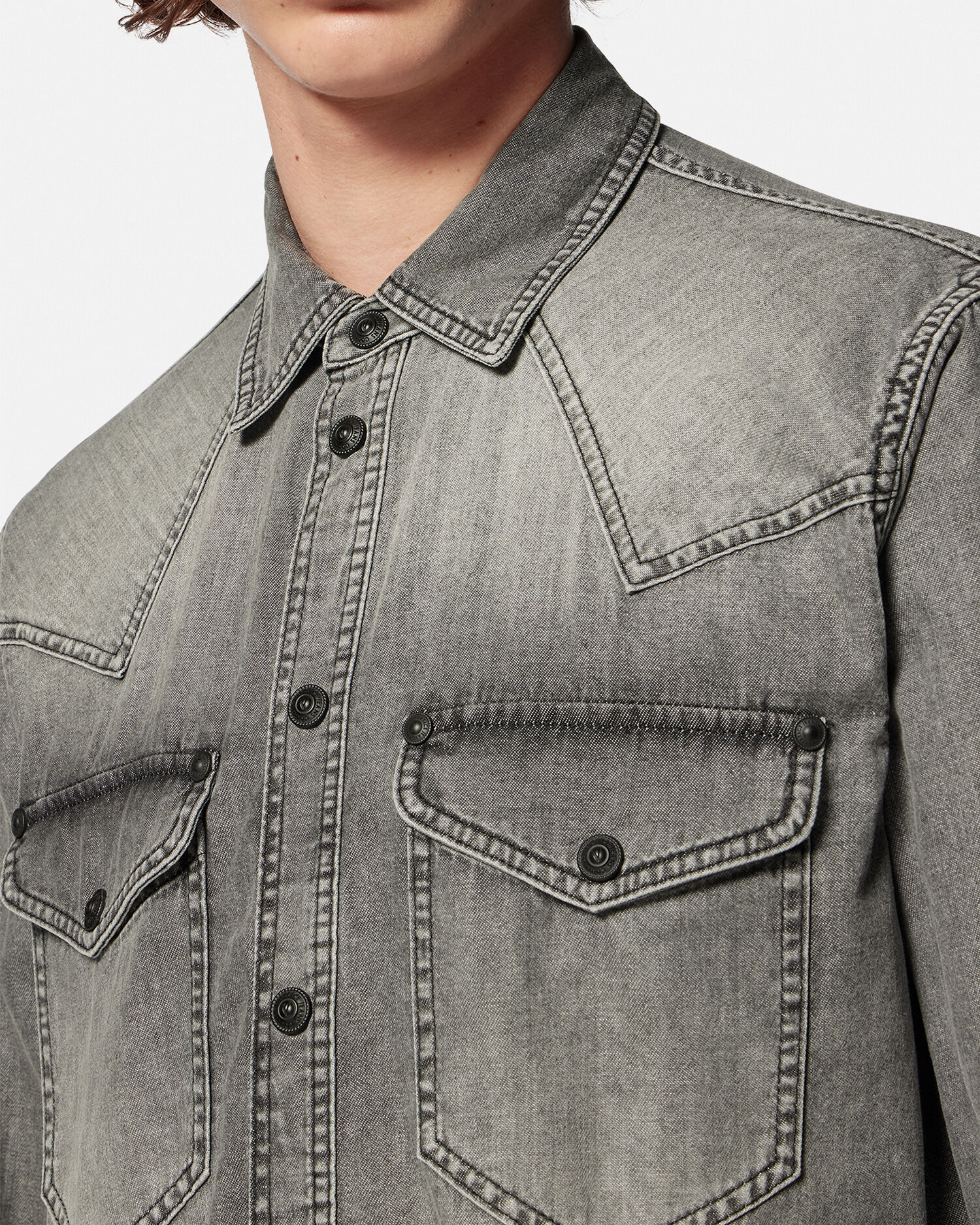 Camisas vaqueras hotsell versace