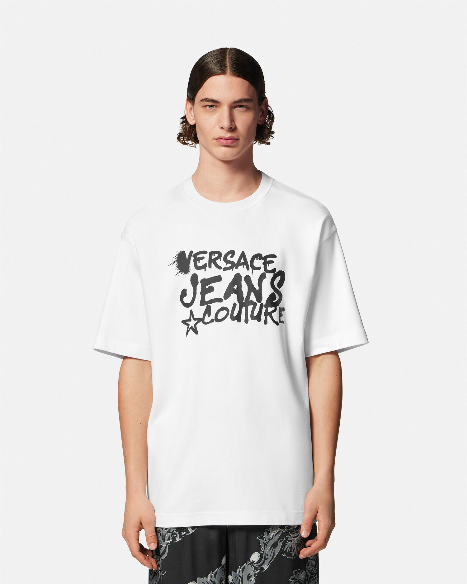 Versace t shirt uomo best sale