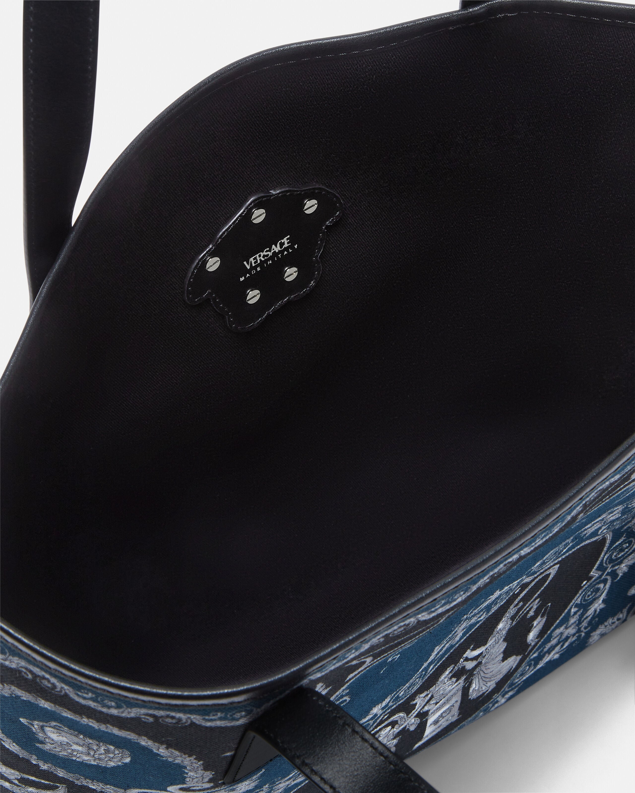 La Medusa Printed Canvas Tote