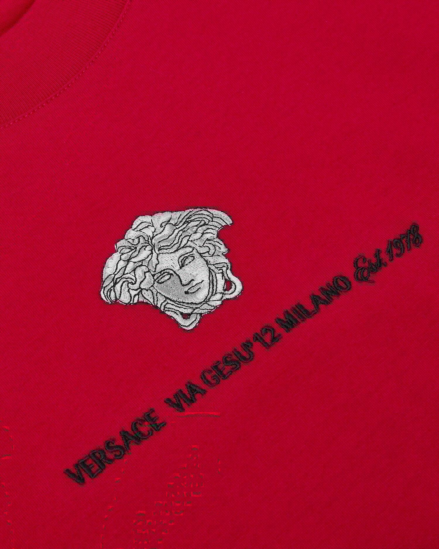 Versace t shirt red top