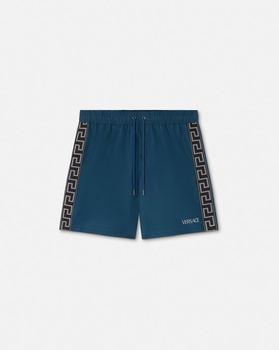 Jacquard-Boardshorts Blau 1