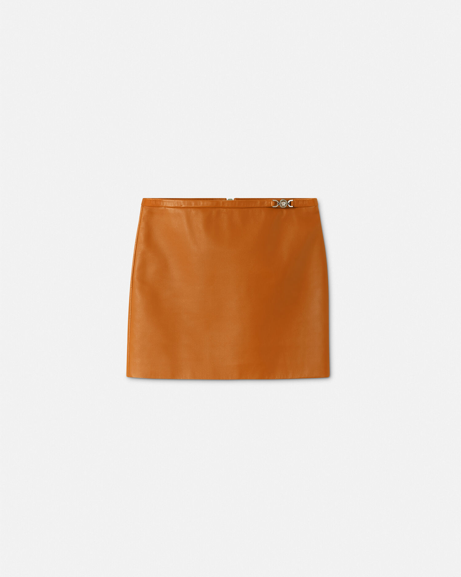 Jupe cuir orange top