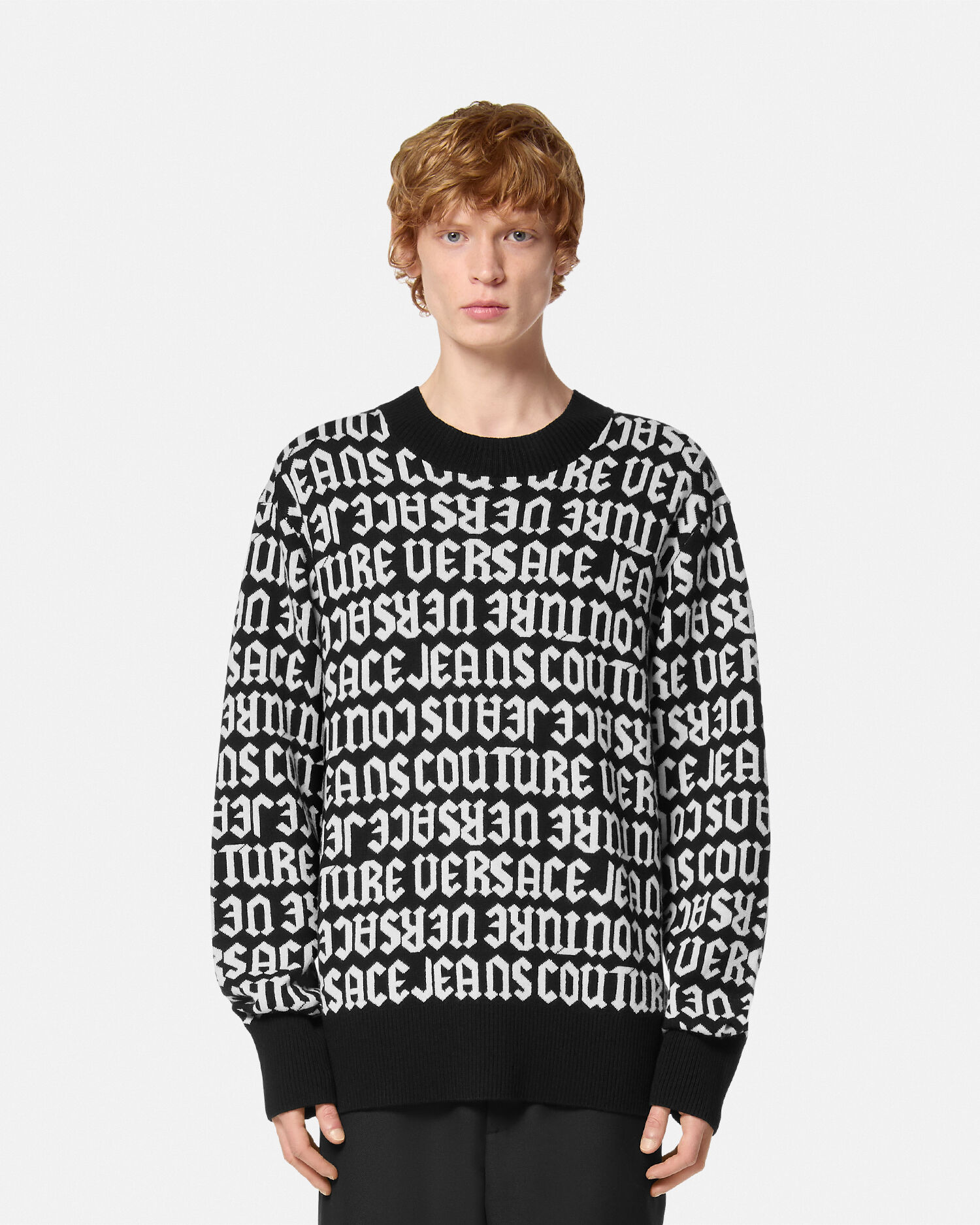 Versace knitted jumper top