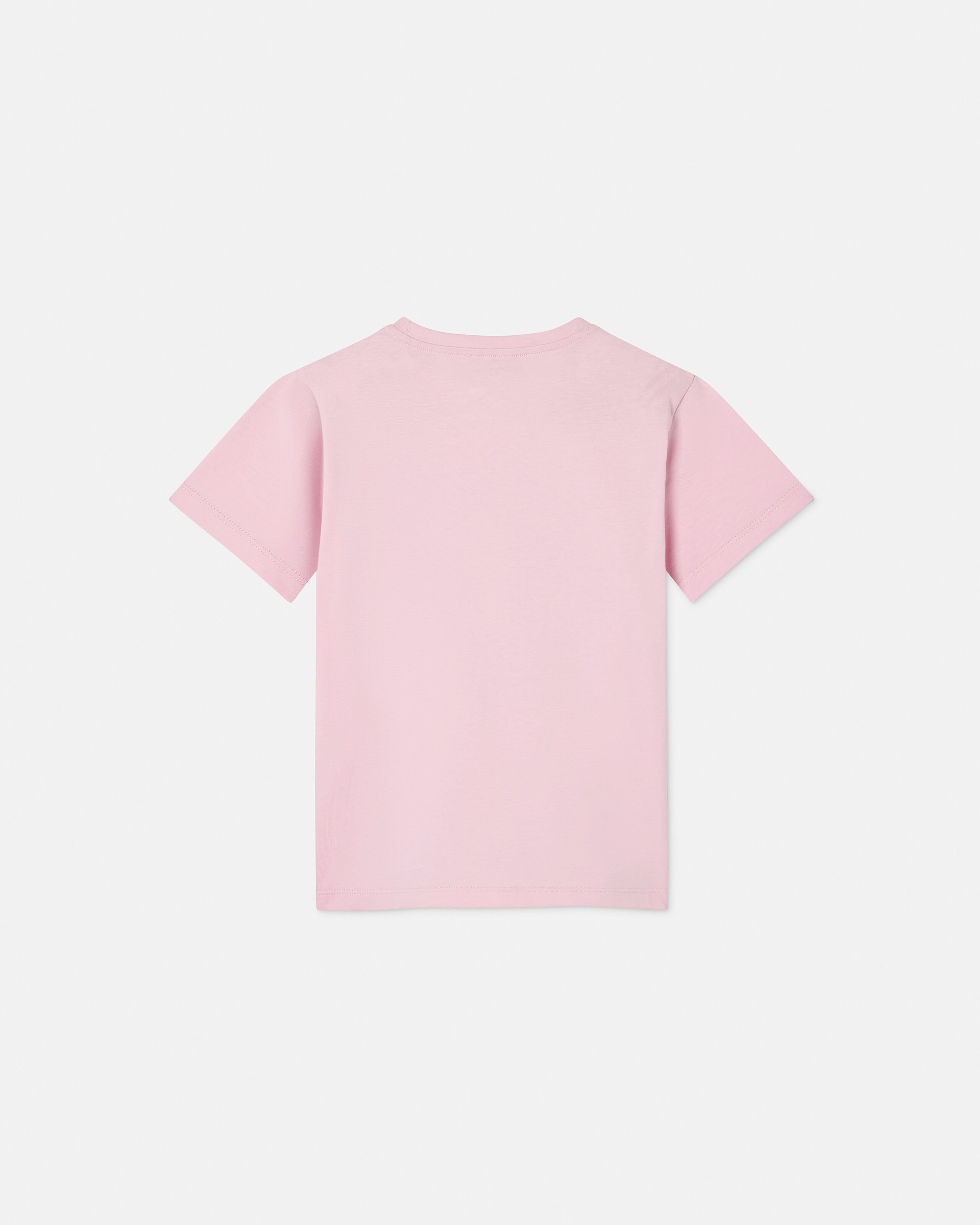 Kids Embellished Printed Cotton-Jersey T-Shirt Pink | VERSACE US