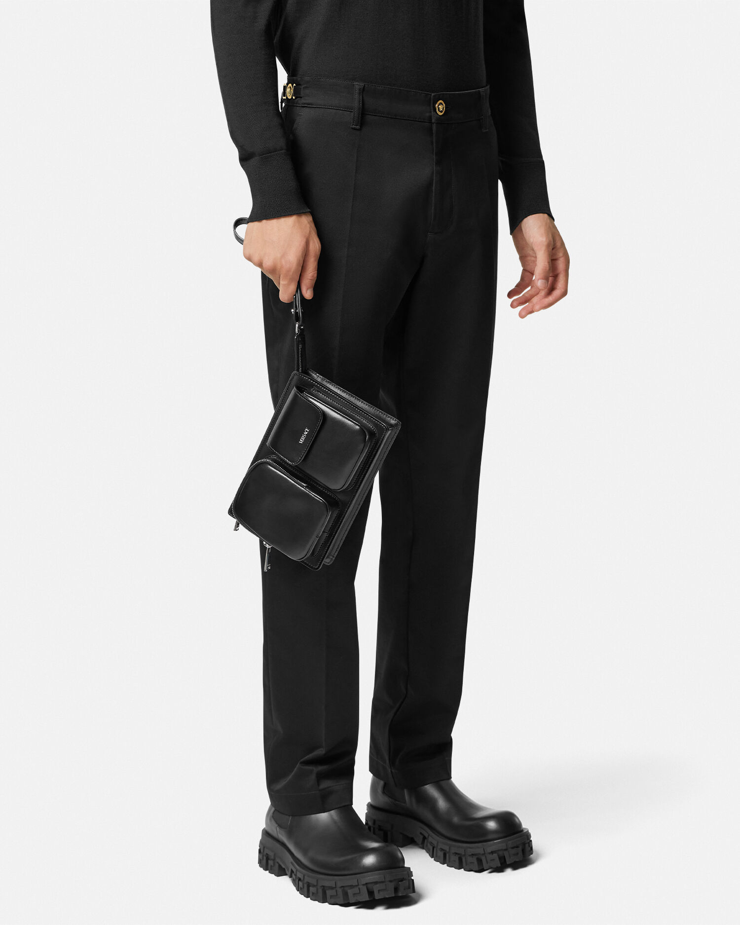 Versace top business bag
