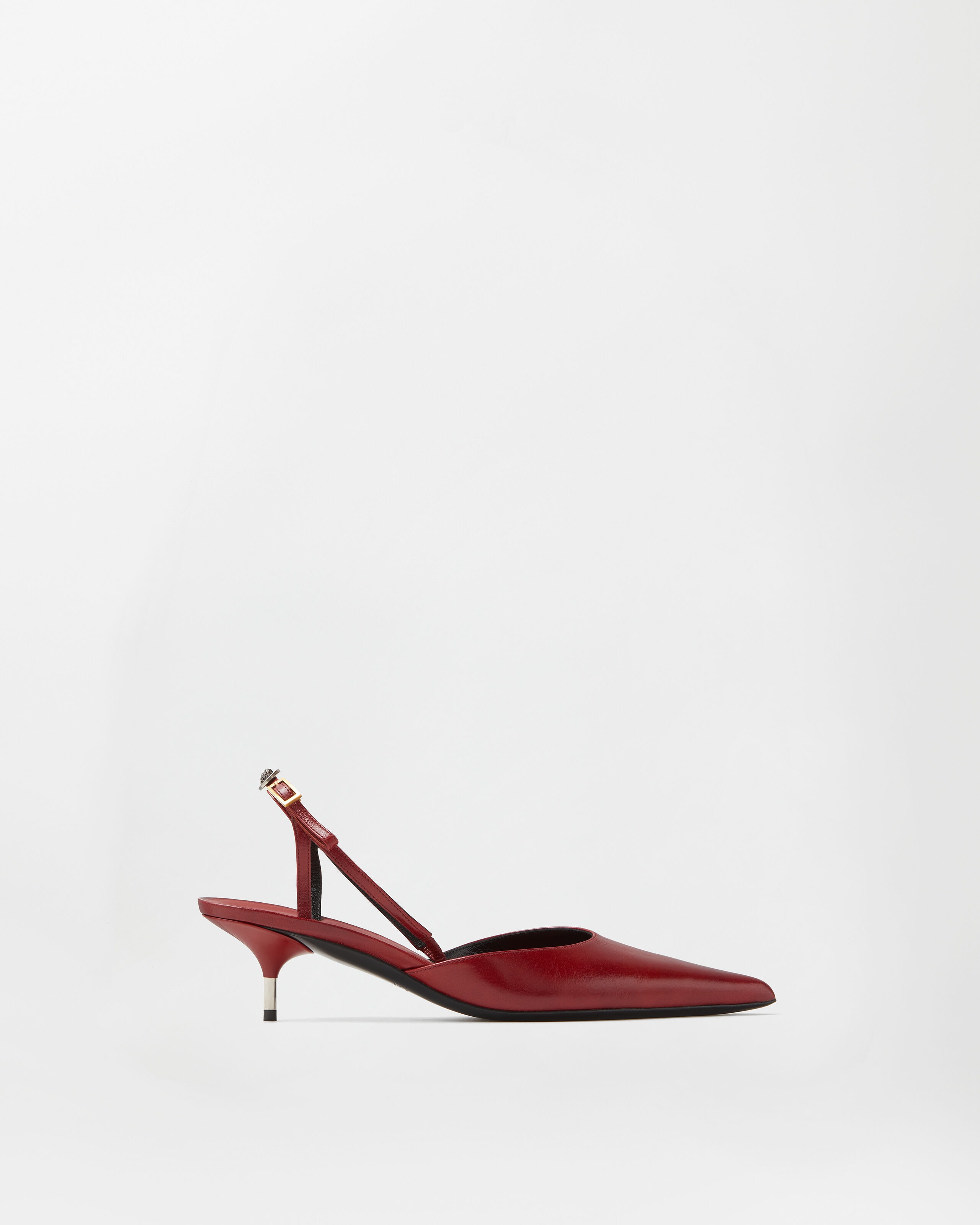 Versace nyx leather slingbacks 50 mm 