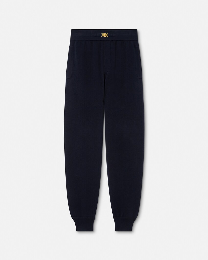Cashmere-Cotton Knit Sweatpants