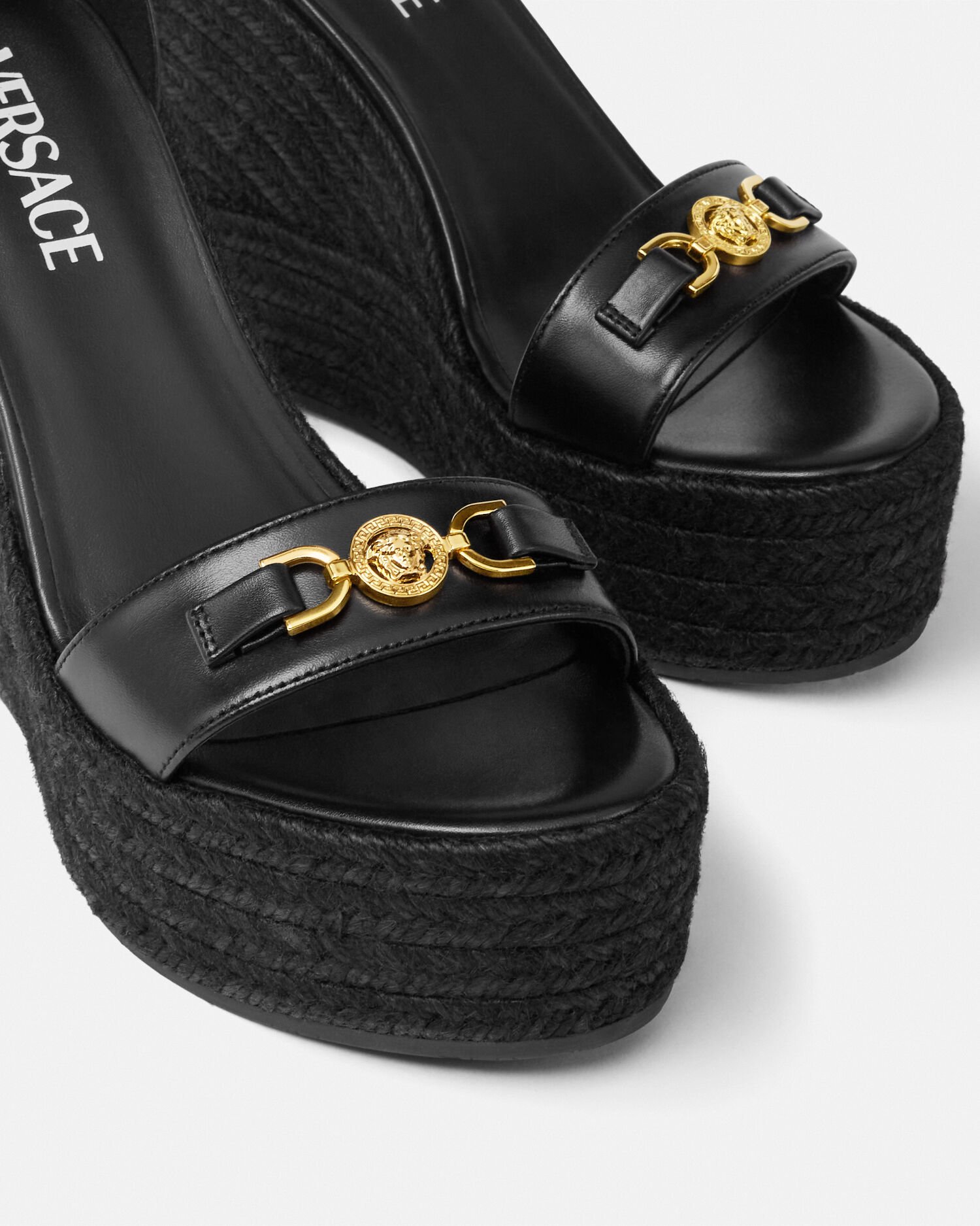 Versace gold sandals sale