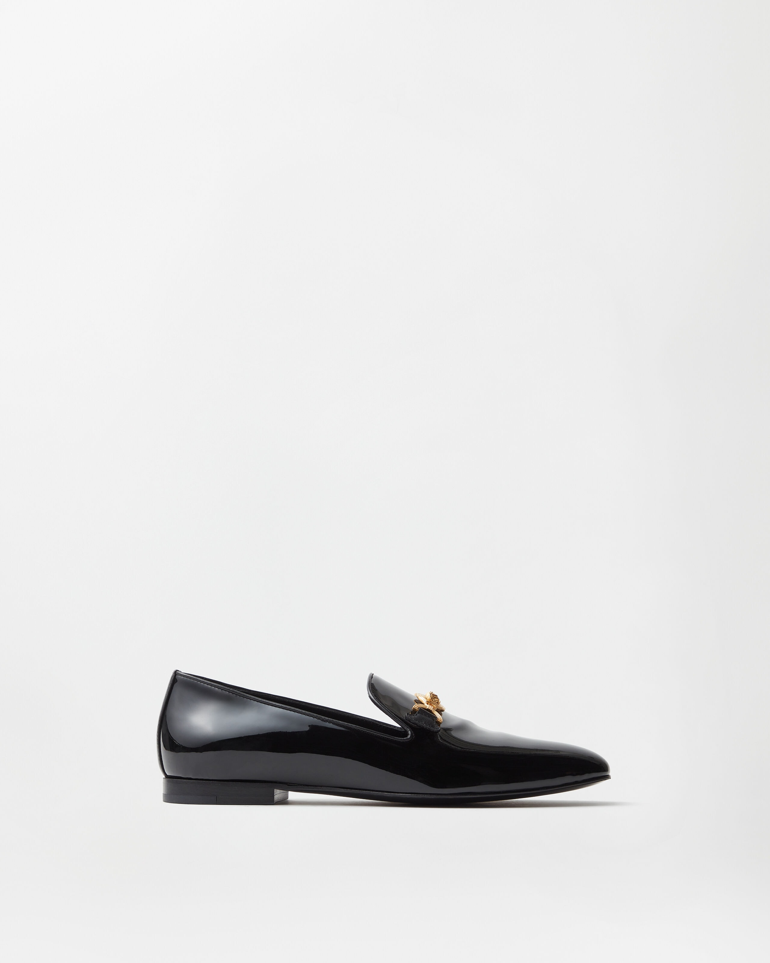 Versace gala patent slippers