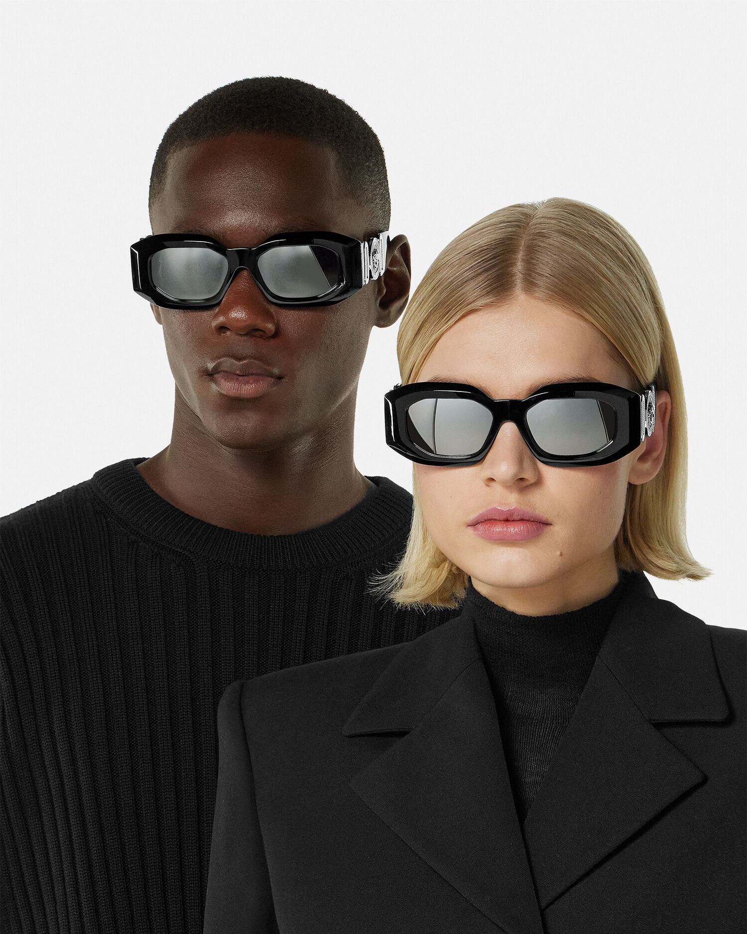 Versace black medusa sunglasses hot sale