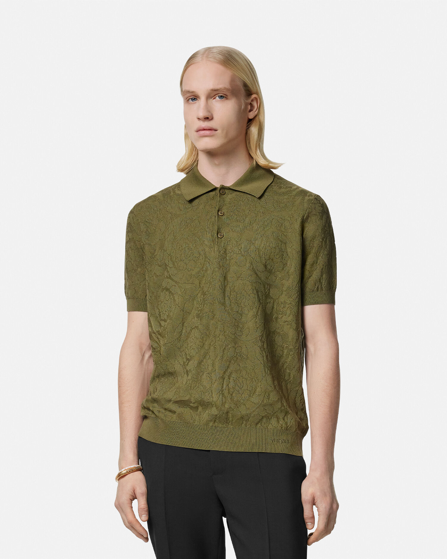 Polo knit shirt online