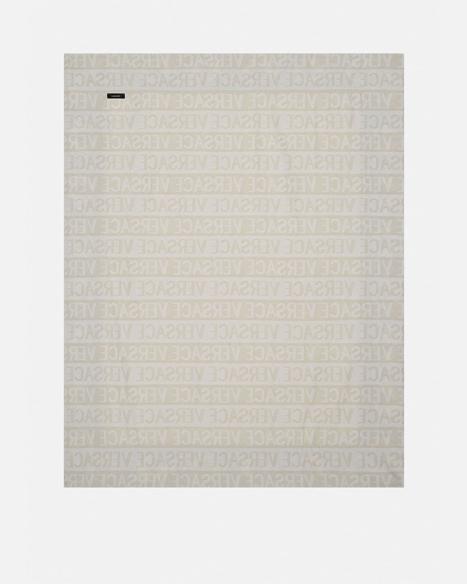 I ♡ Baroque Double-Face Blanket White | VERSACE