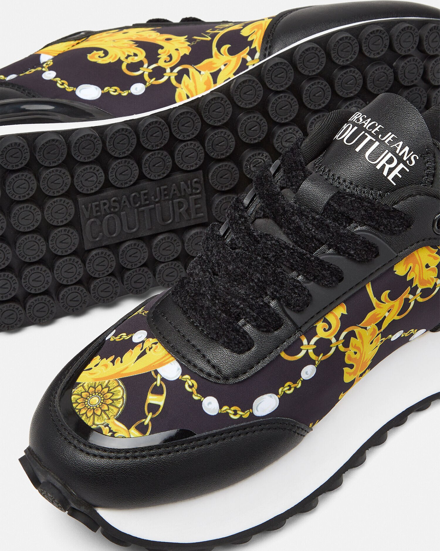 Versace top spike shoes