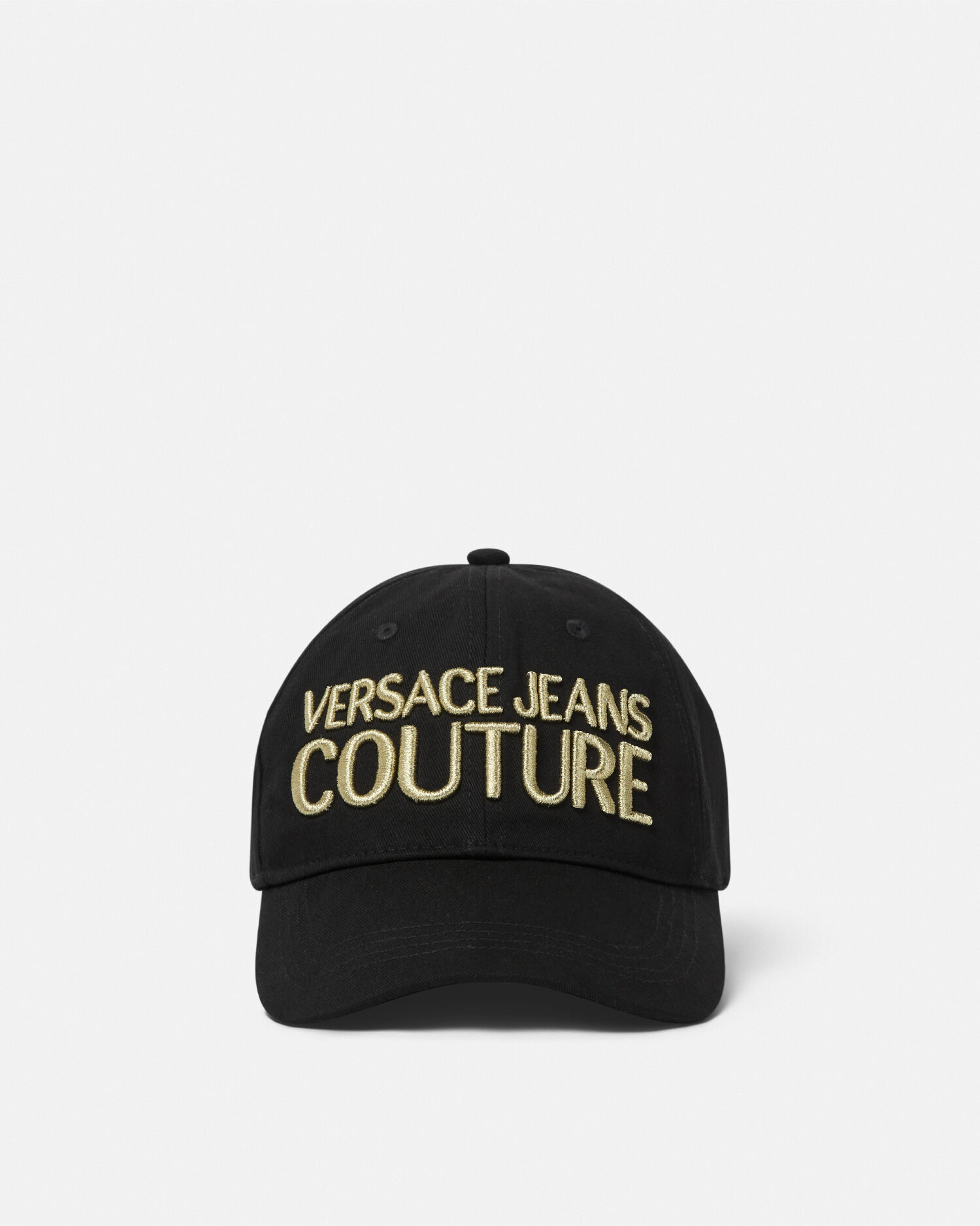 Versace Jeans Couture Black Signature Baseball Cap for Mens