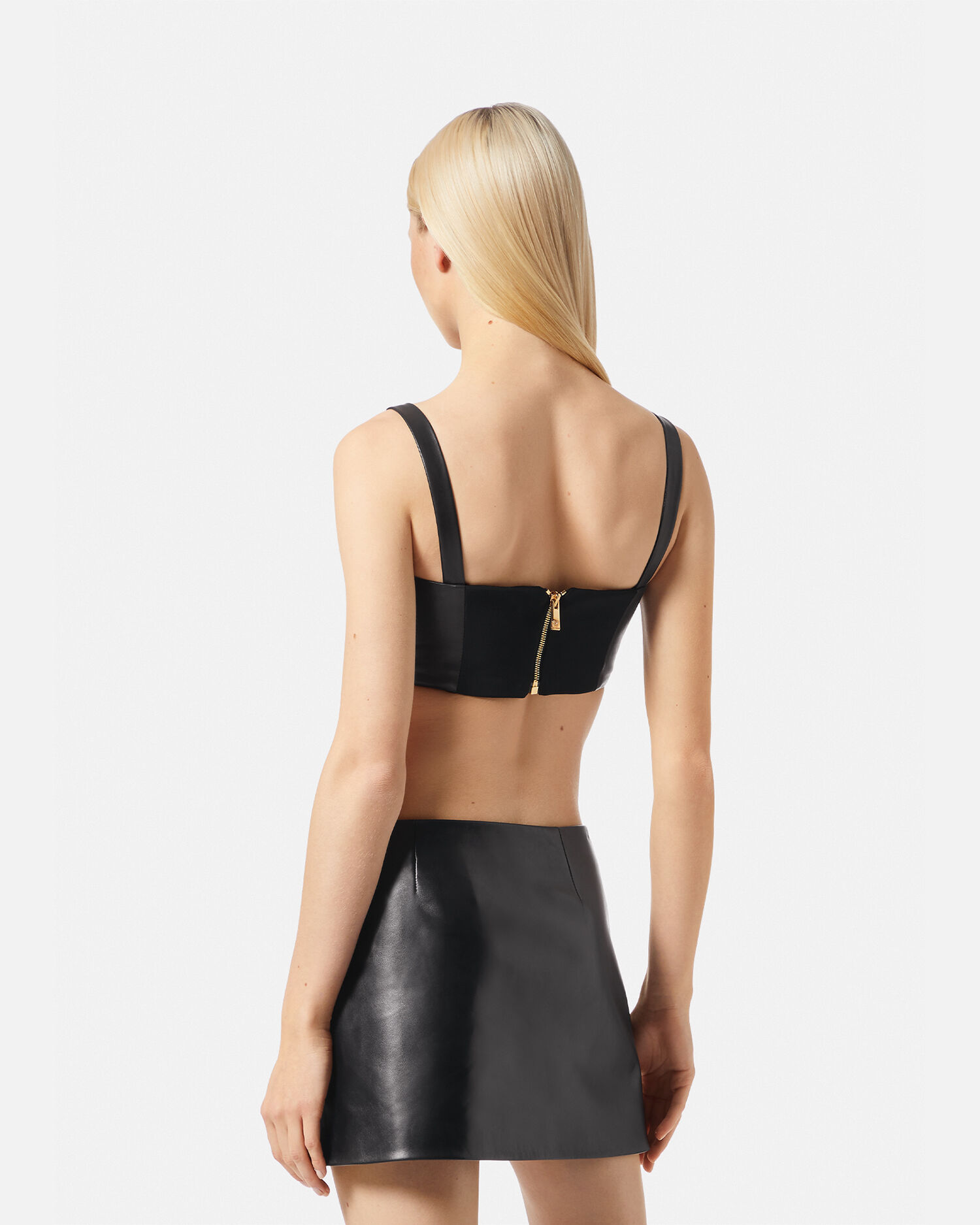 Medusa 95 Leather Bustier Top