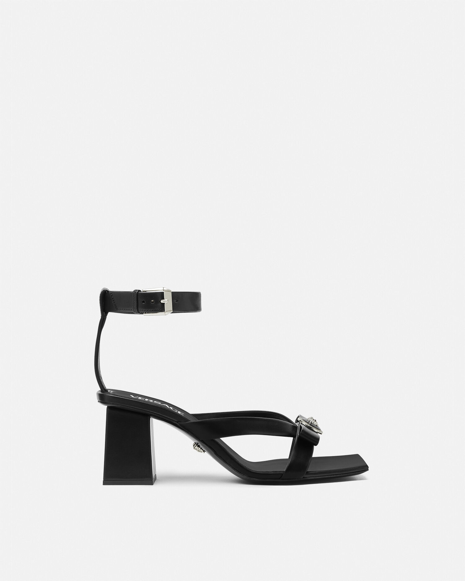 Versace icon leather sandals top