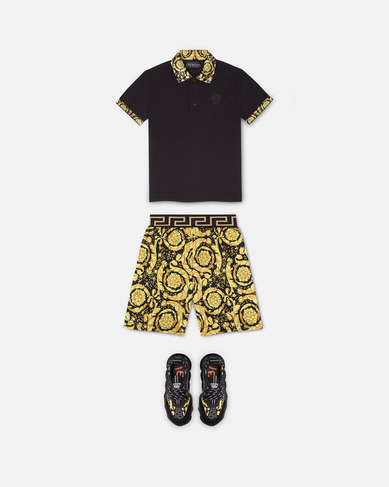 Versace top shorts set