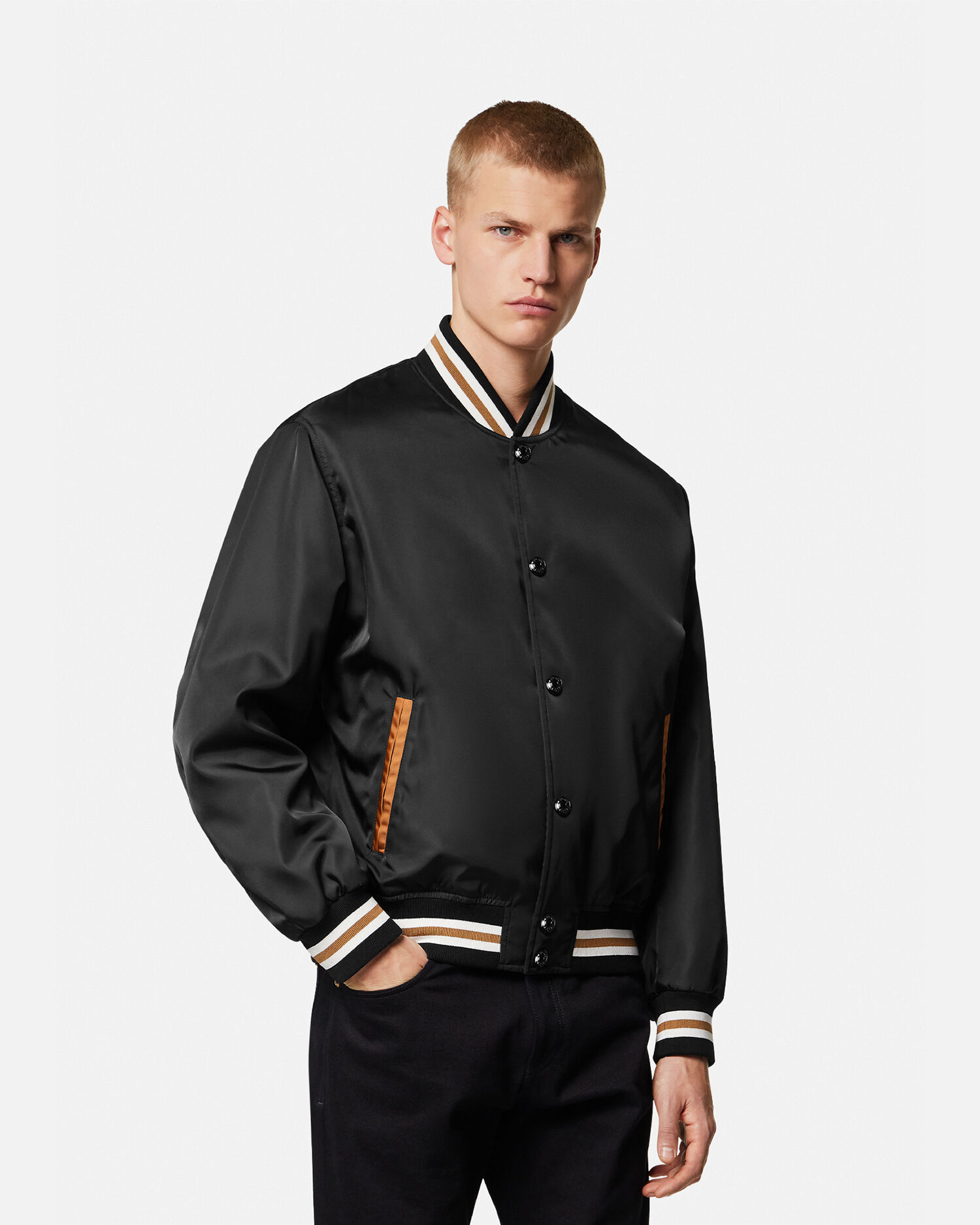 Versace nylon jacket hot sale