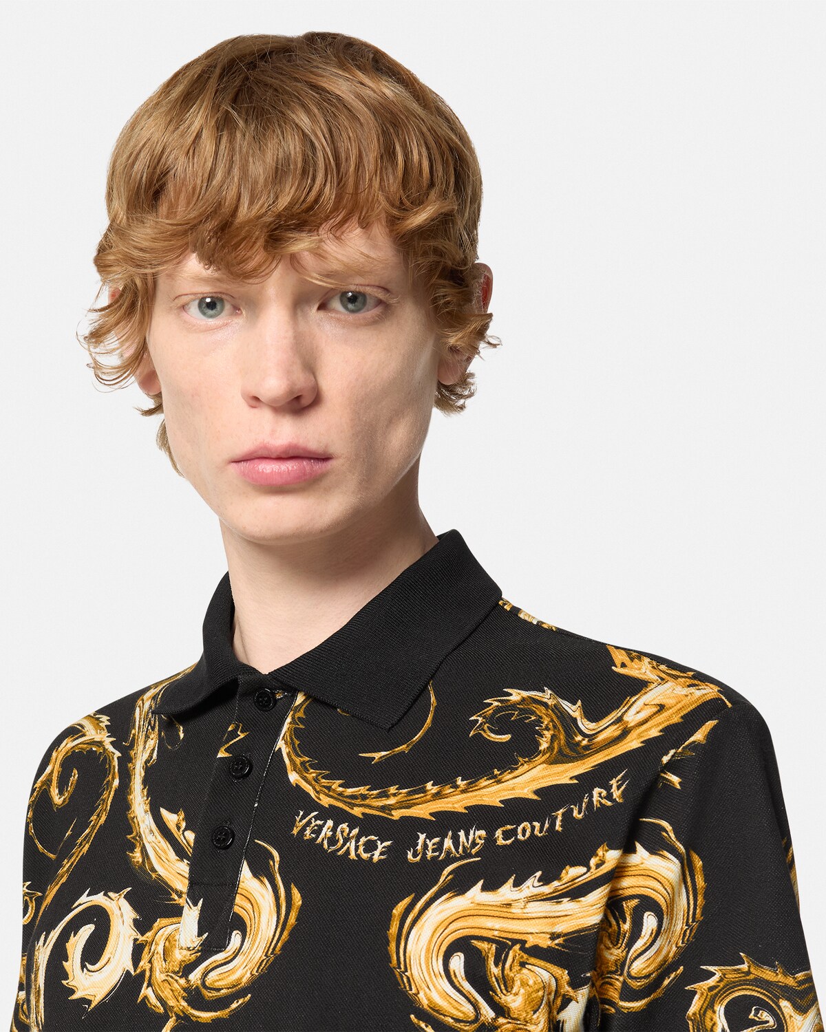 Chromo Couture SlimFit Polo Shirt VERSACE