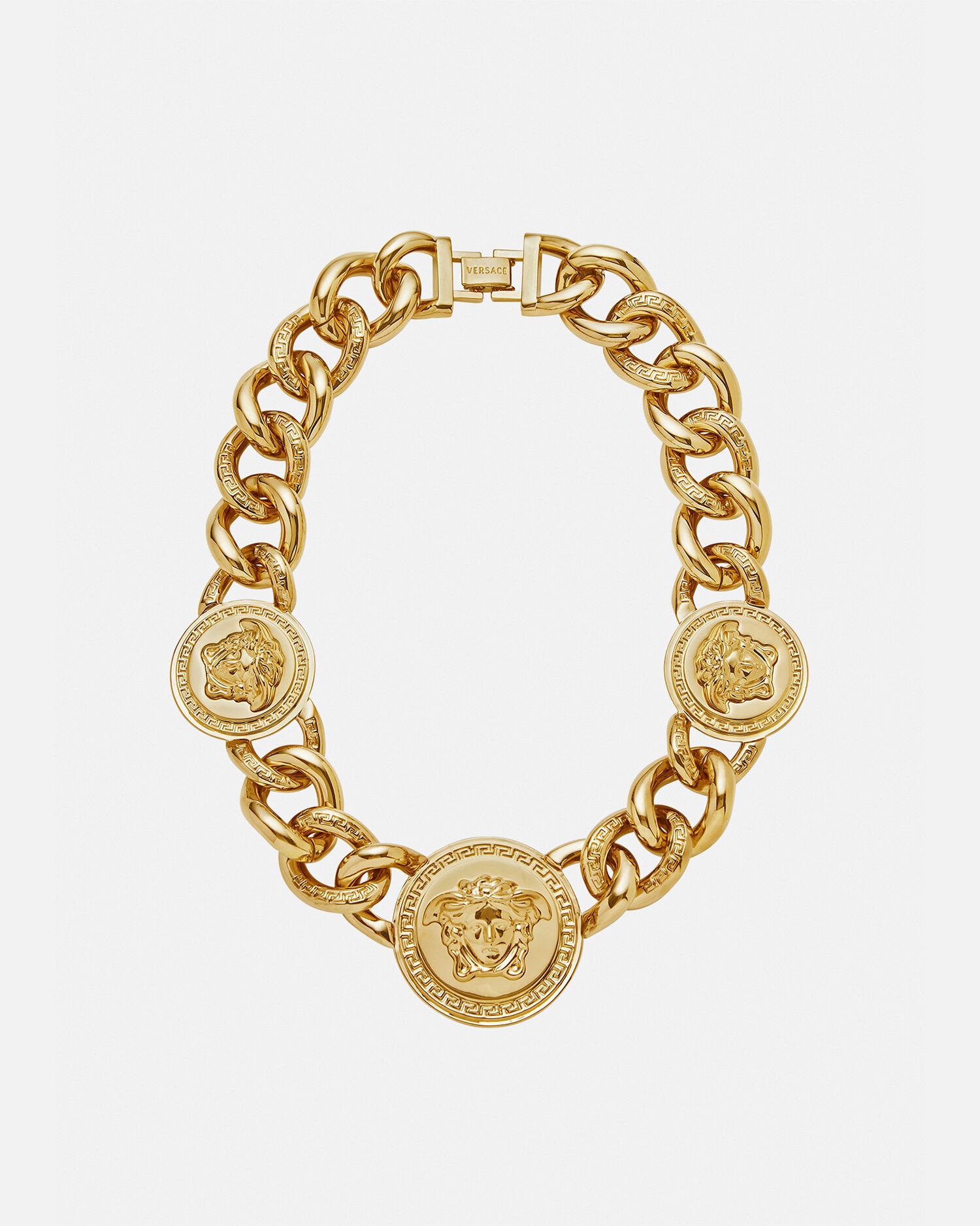 Versace medusa best sale necklace womens