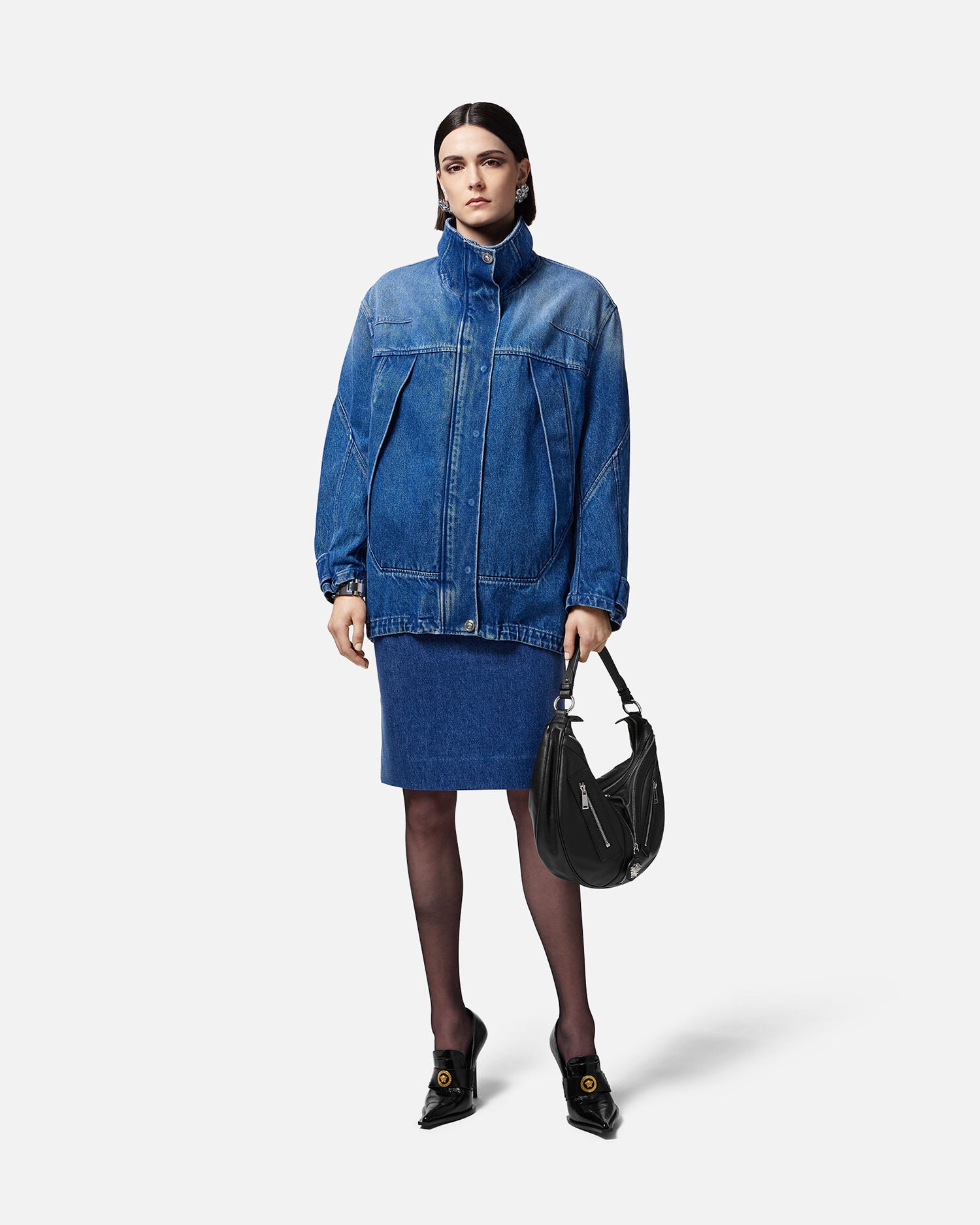Parka denim jacket new arrivals