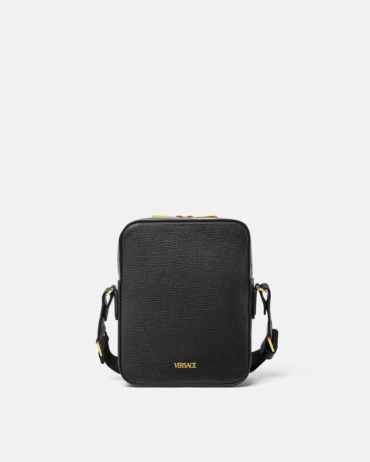 Medusa Biggie Leather Crossbody Bag