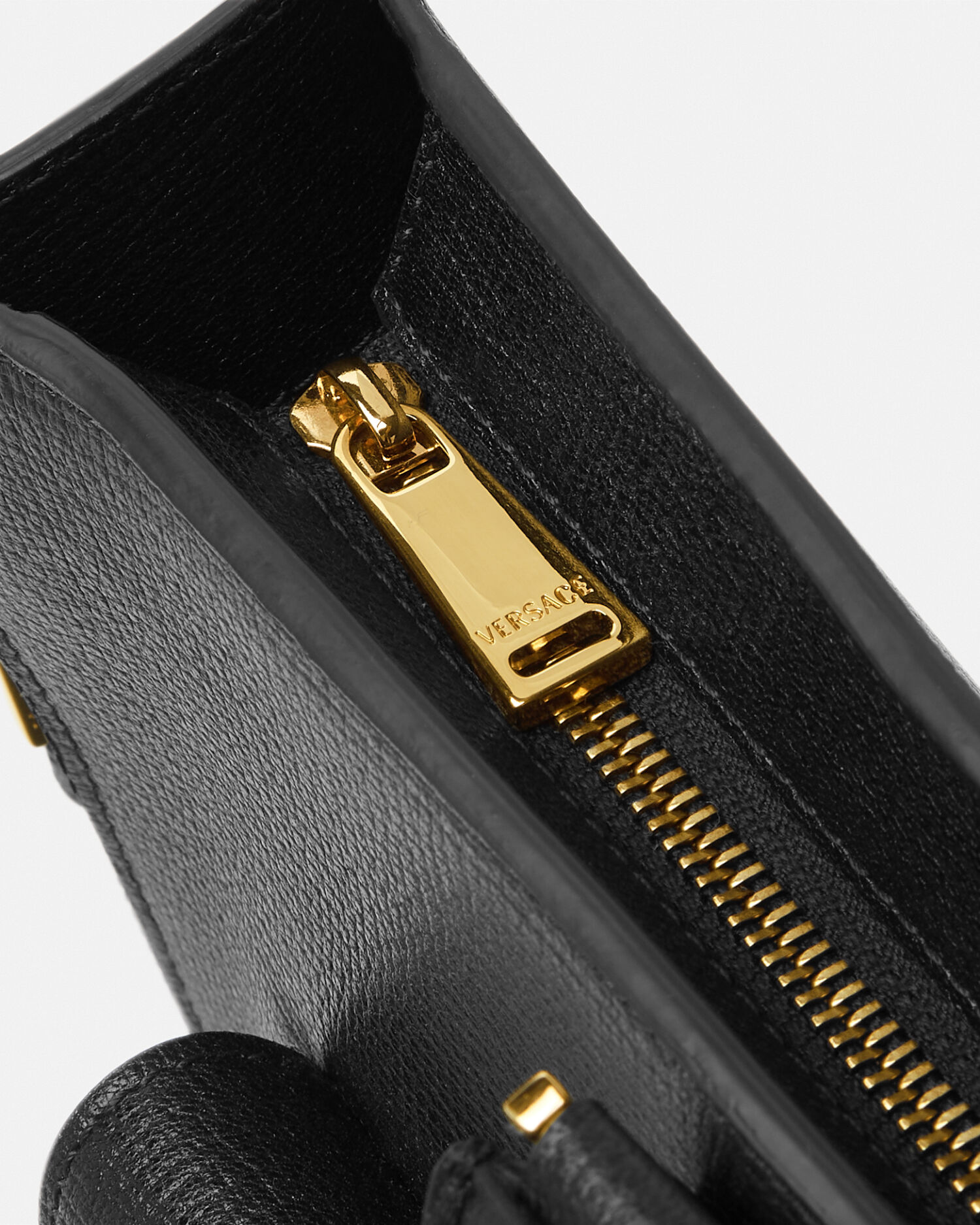 Medusa Biggie Leather Briefcase