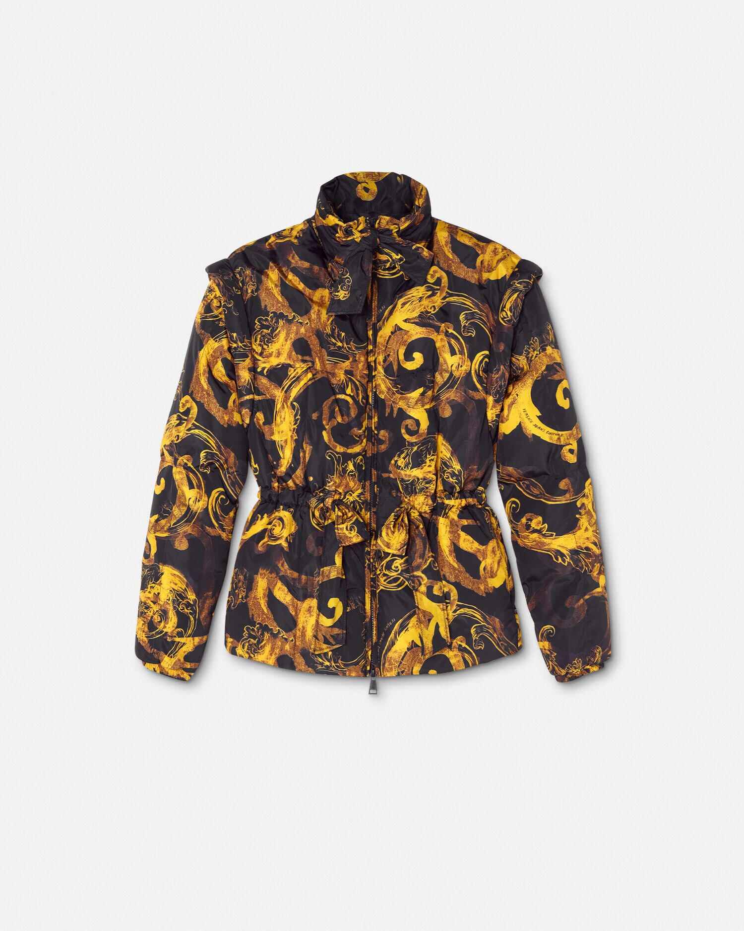Versace parka coat on sale