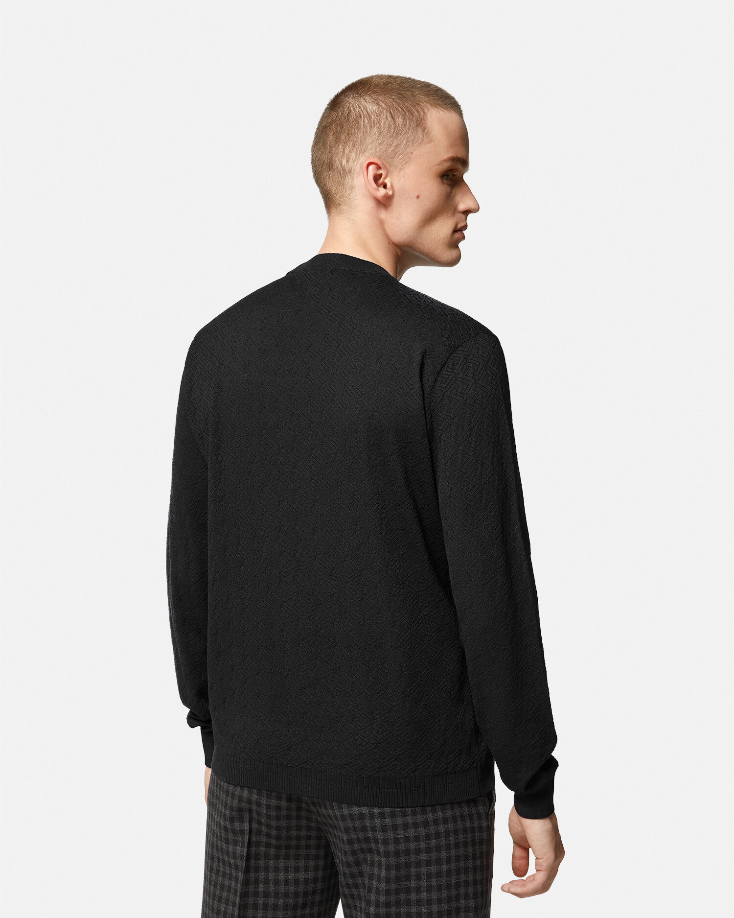 Mens black versace jumper new arrivals