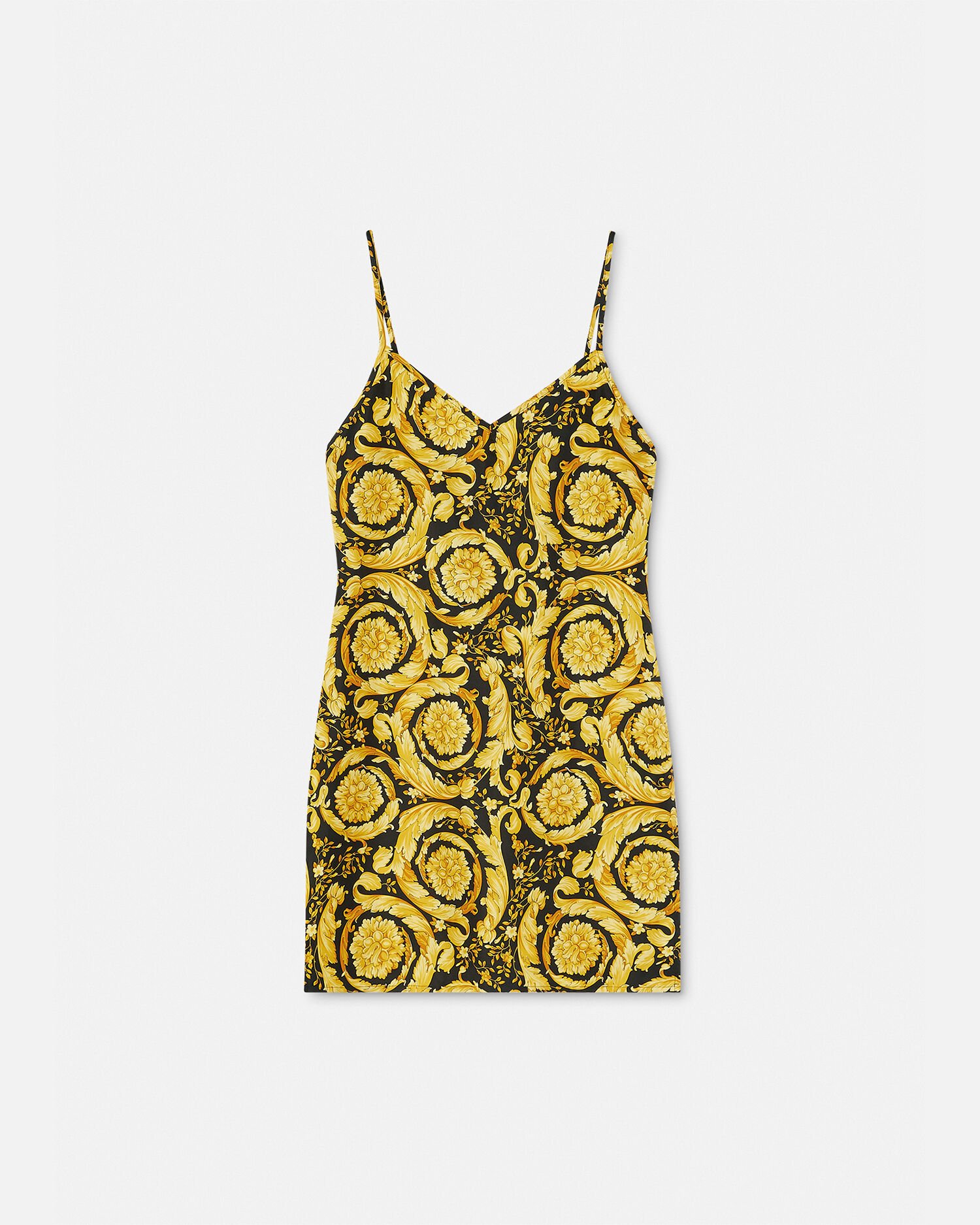 Versace yellow and black dress outlet