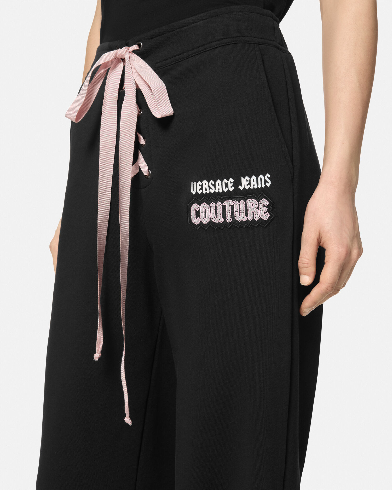 Logo Lace Up Sweatpants VERSACE