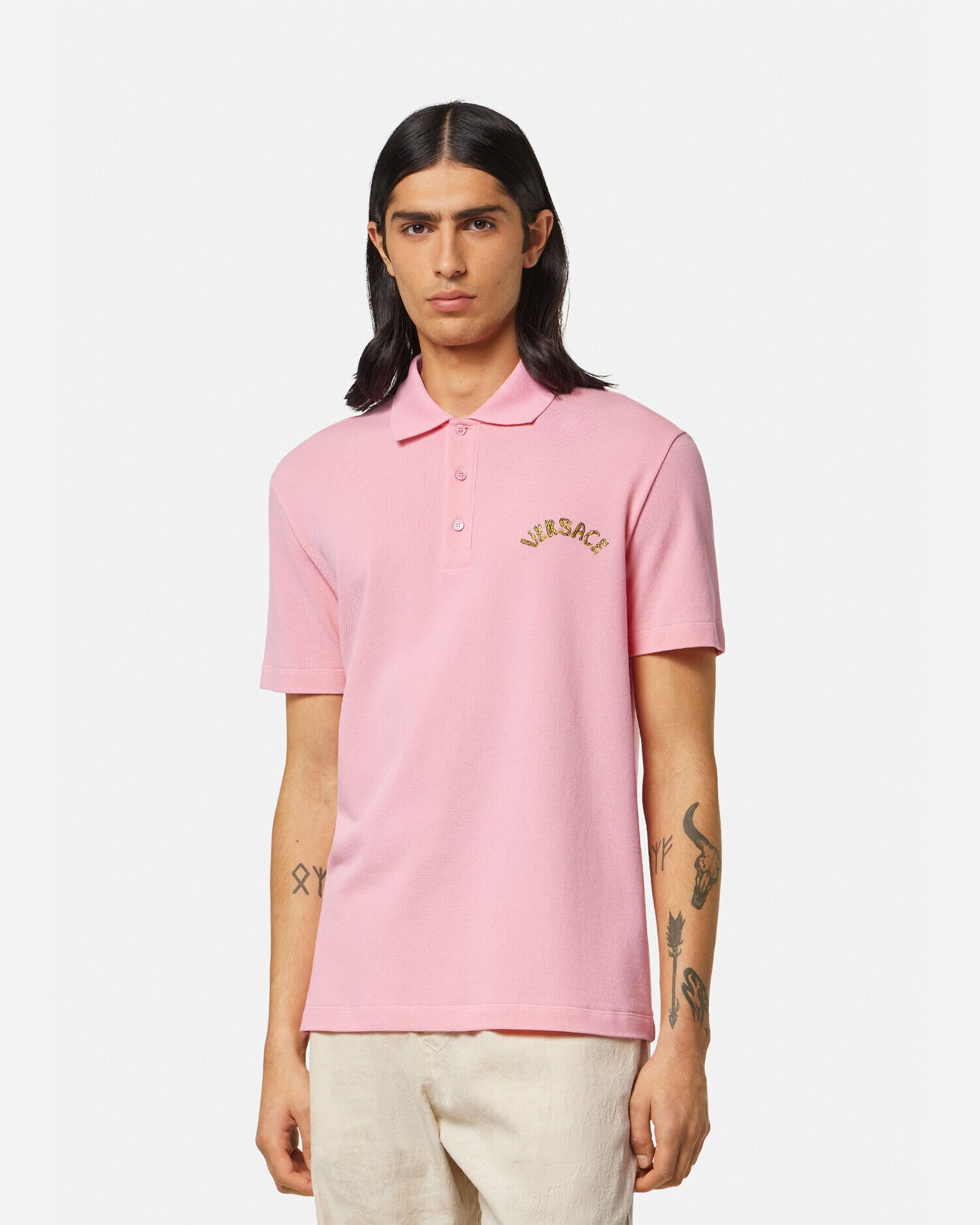 Seashell Baroque Logo Polo Shirt